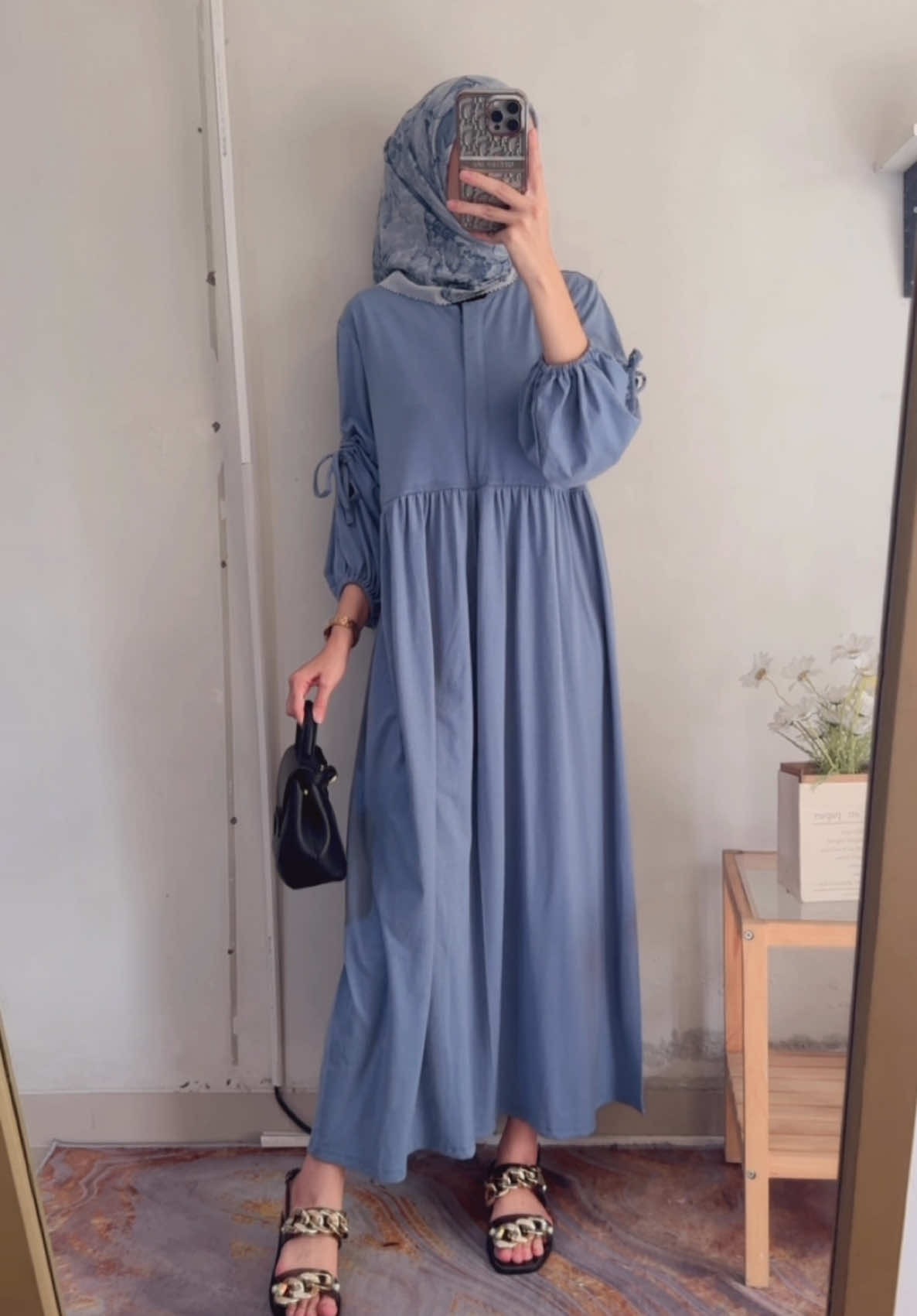 MasyaAllah, si ghema midi dres✨🥹