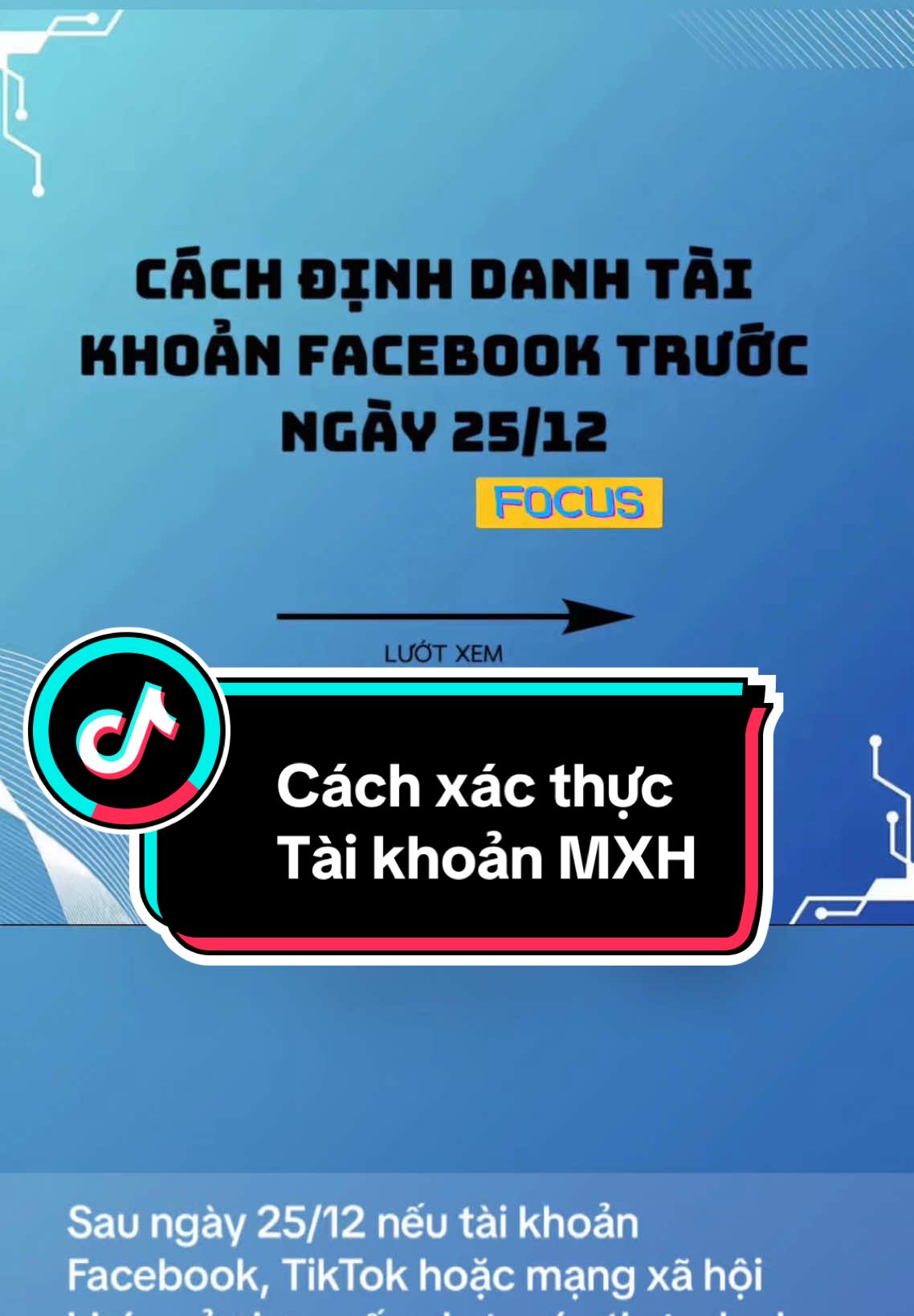 Các bạn tranh thủ xác thực tài khoản mạng xã hội đi nha #trend #trending #xuhuong #xacthuctaikhoan #xuhuongtiktok 