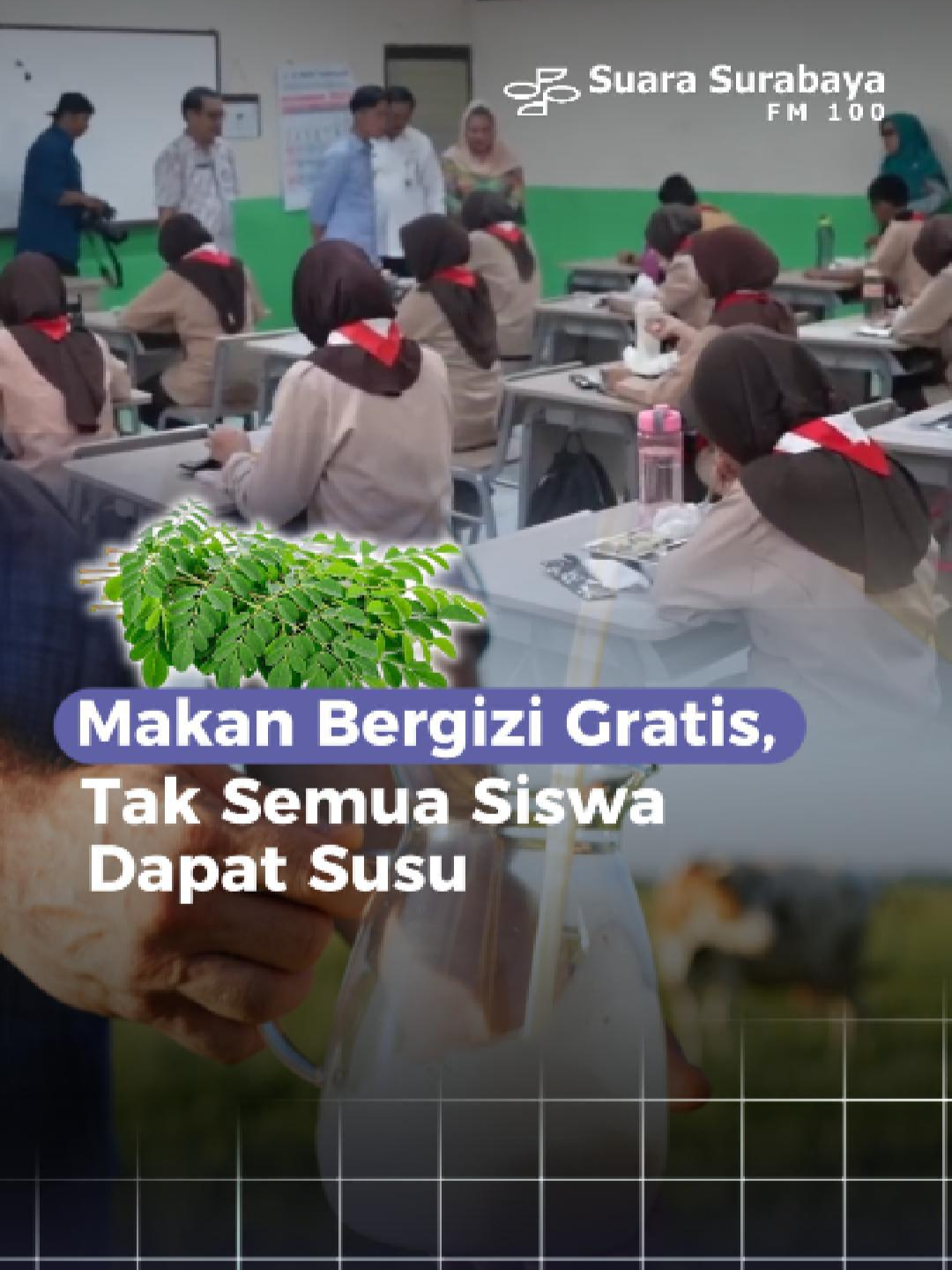 Dadan Hindayana Kepala Badan Gizi Nasional mengatakan kebutuhan susu pada program makan bergizi gratis ini dapat diganti dengan telur dan daun kelor. Penyaluran susu akan difokuskan ke daerah-daerah yang memiliki potensi sentra sapi perah. Gimana nih menurutmu, kebutuhan susu ini dapat diganti dengan telur dan daun kelor nggak? #Susu #DaunKelor #Telur #MakanBergiziGratis #SuaraSurbaya #SuaraSurabayaMedia