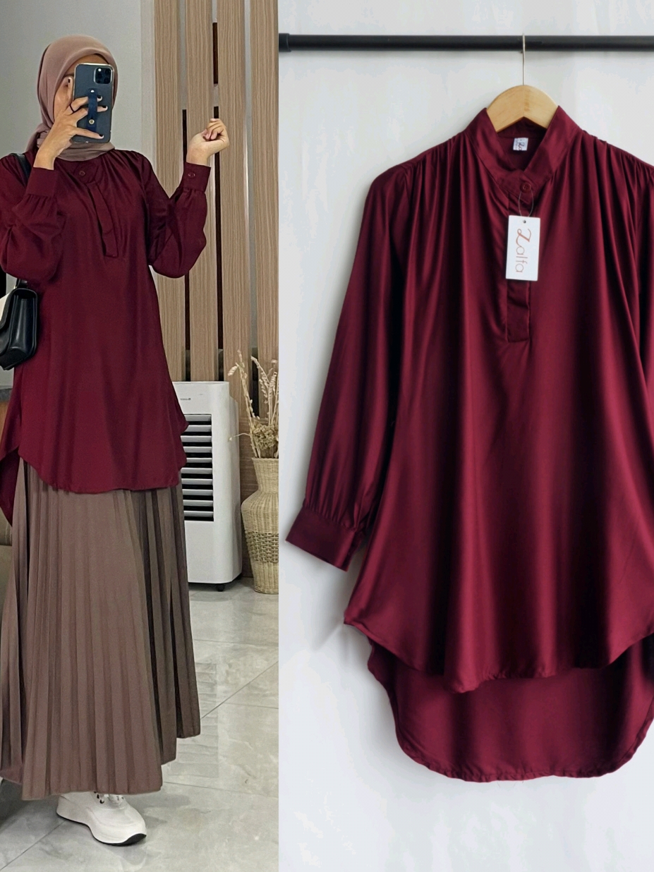 Zalfaoutfit KALINA tunik rayon twill hanya Rp84.000 - 90.000! Jangan lewatkan! Ketuk tautan di bawah ini