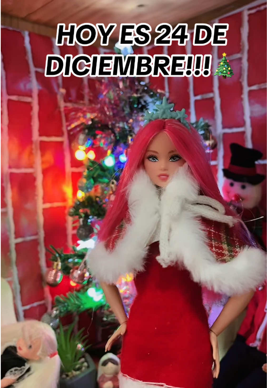 Hoy es 24 de diciembre!!!🎄✨ @barbie @mattel @MattelCreations #barbie #barbiegirl #barbiedoll #barbietiktok #navidad #navidadentiktok #navidadtiktok #24dediciembre #mattel #mattelcreations #navidadenfamilia #coleccion #diorama #paratiiiiiiiiiiiiiiiiiiiiiiiiiiiiiii #paratiiii #fyp #fypp #vira #viral_video 