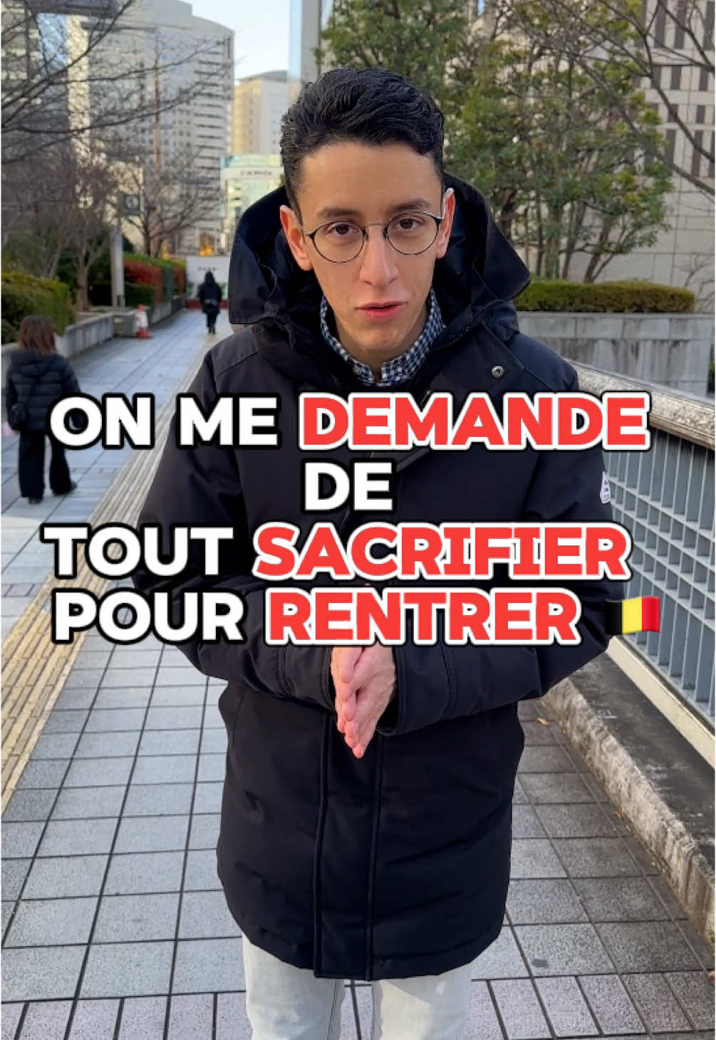 Une recruteuse me demande de tout sacrifier au Japon🇯🇵 pour rentrer en Belgique 🇧🇪  #japonais #business #marocain #travail #asie #maghrebin