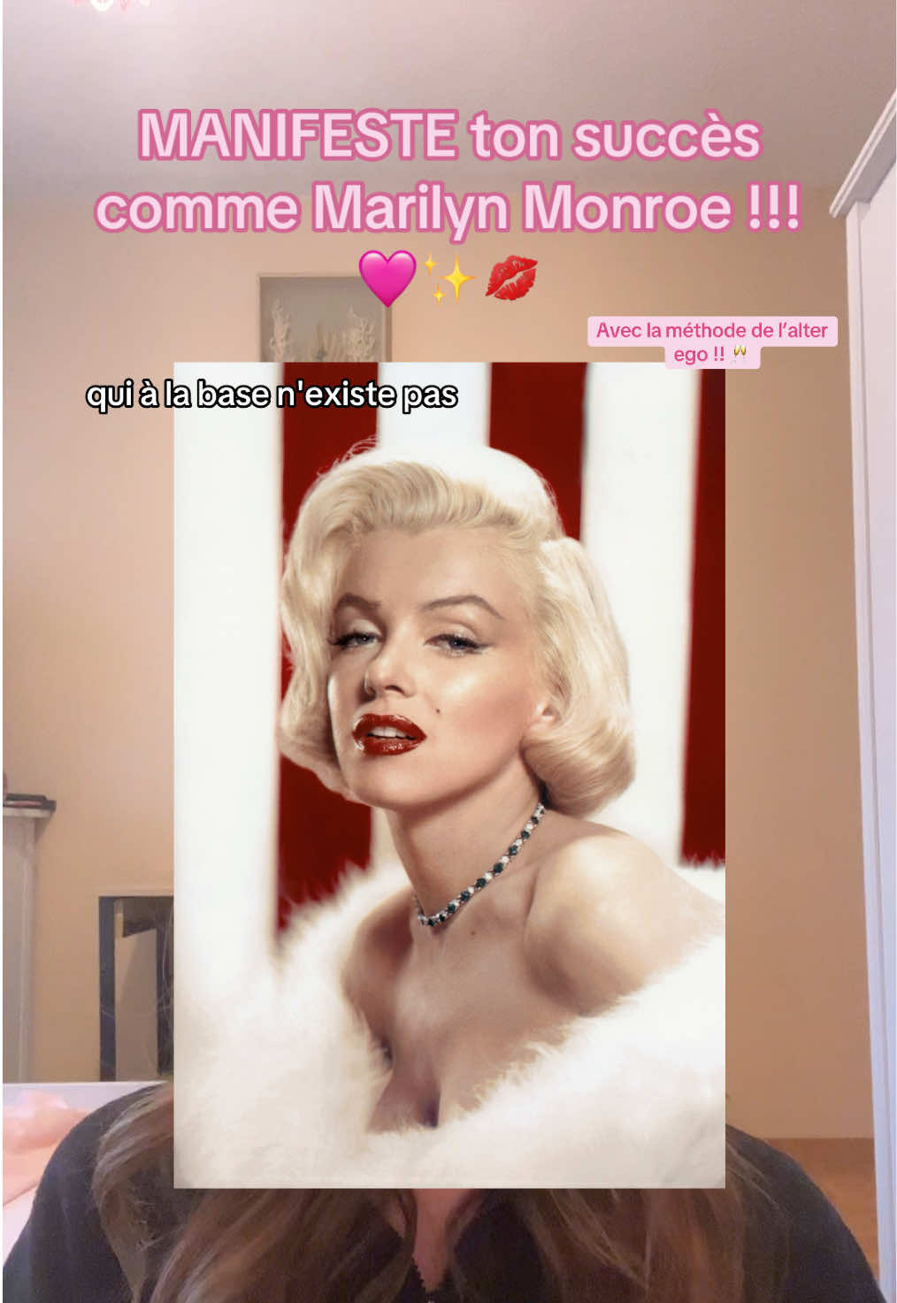 Réponse à @🎀 comment créer un alter ego comme Marilyn Monroe ou Lana del Rey pour manifester son succès 🩷💋 #alterego #manifestation #loidelattraction #succès #marilynmonroe 