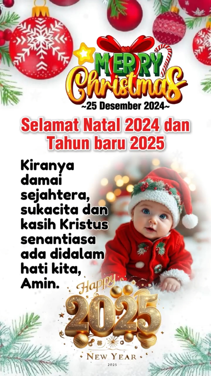 Merry Christmas 2024 & Happy New Year 2025 . . . . . .  #merrychristmas #natal2024 #feliznavidad #merrychristmas2024  #templatecapcut    #template #rohani_kristen  #ayatalkitab  #rohanikristen  #inspirasikristen #fypシ #fypdong  #saatteduh #25desember2024   #katakatakristen #doakristen  #lagurohani #musikrohani #storywa  #dedikawan #capcut #CapCut 