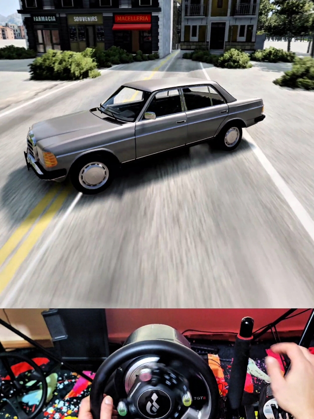 Mercedes 230E drifting beamng drive  #mercedes #beamngdrive #drift #تفحيط 