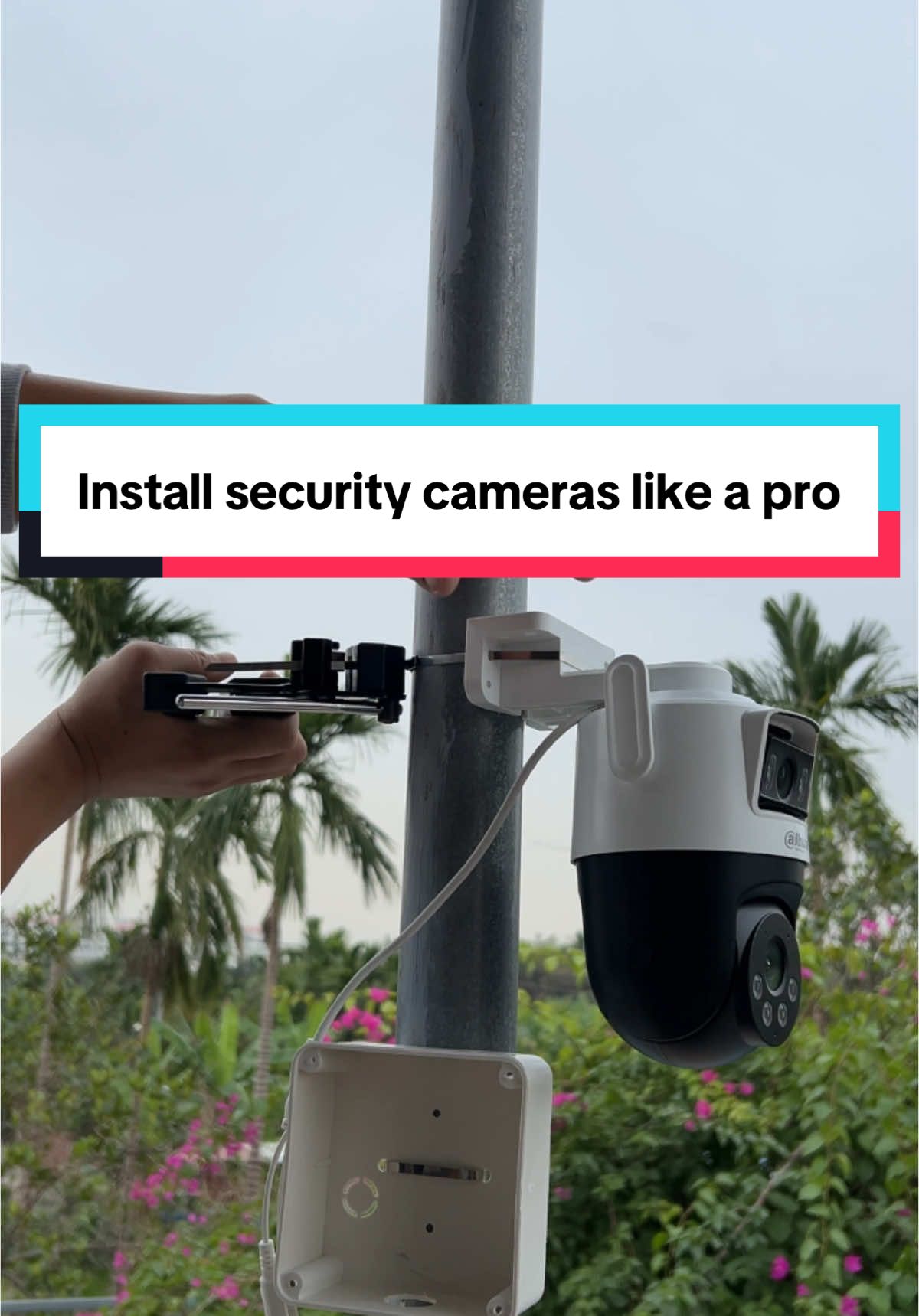 Install security cameras like a pro. Lắp đặt camera an ninh như thợ chuyên nghiệp. #vietnamreviews #cctv #cctvcamera #securitycamera #cameraanninh #cameragiamsat #camerasontung #hikvision #dahua #DahuaVietNam