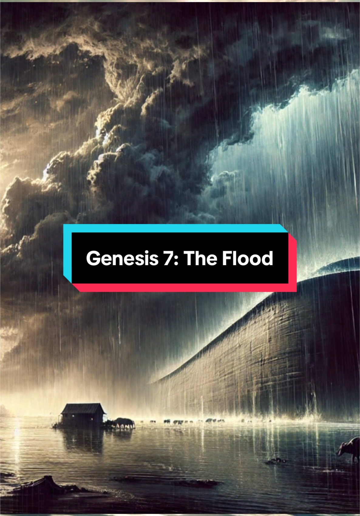 Visual Bible Story: The Flood #noah #bible #biblestories #christiantiktok #theflood 