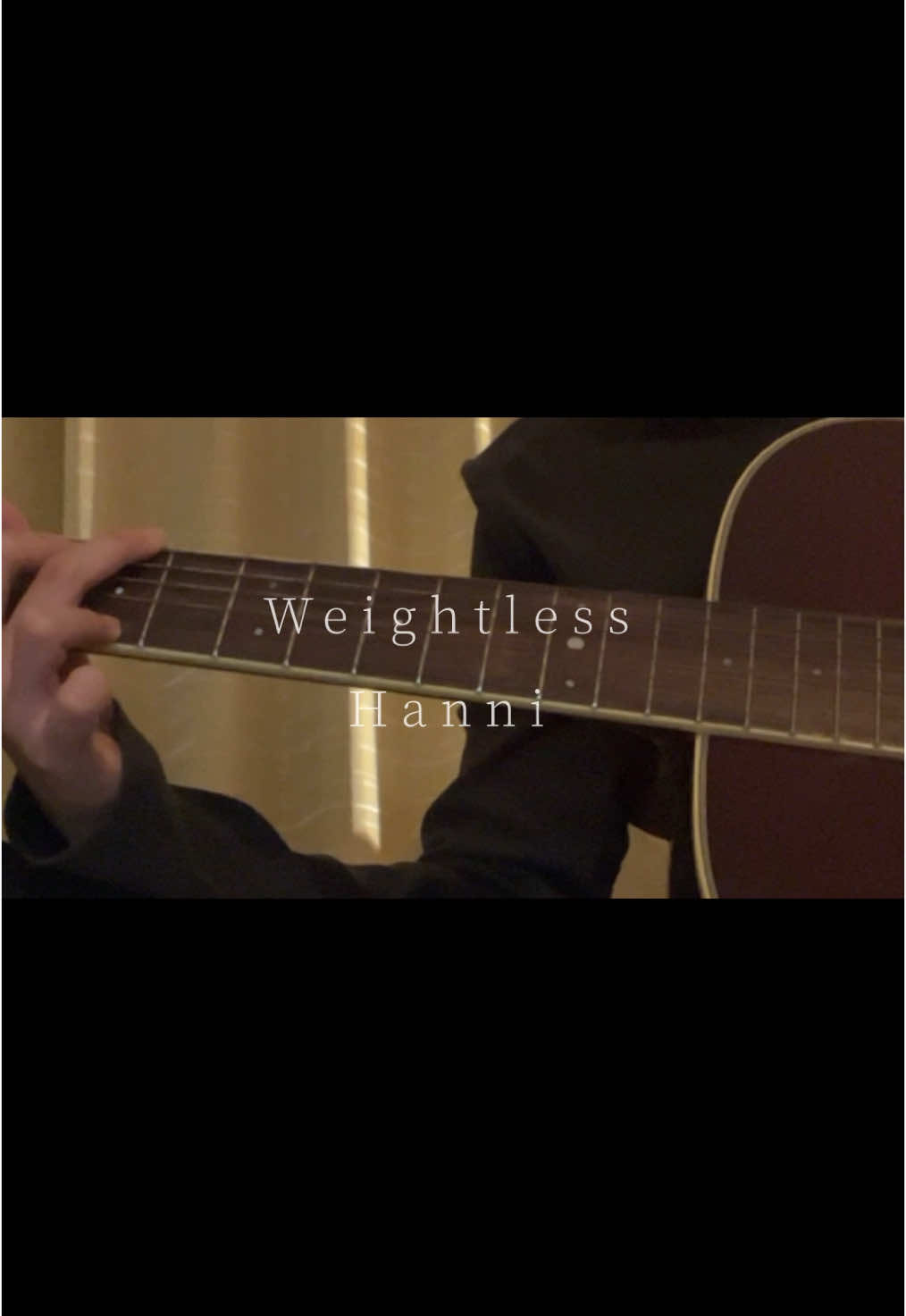 #weightless #hanni #guitar #cover #singing #fyp #하니 #newjeans 