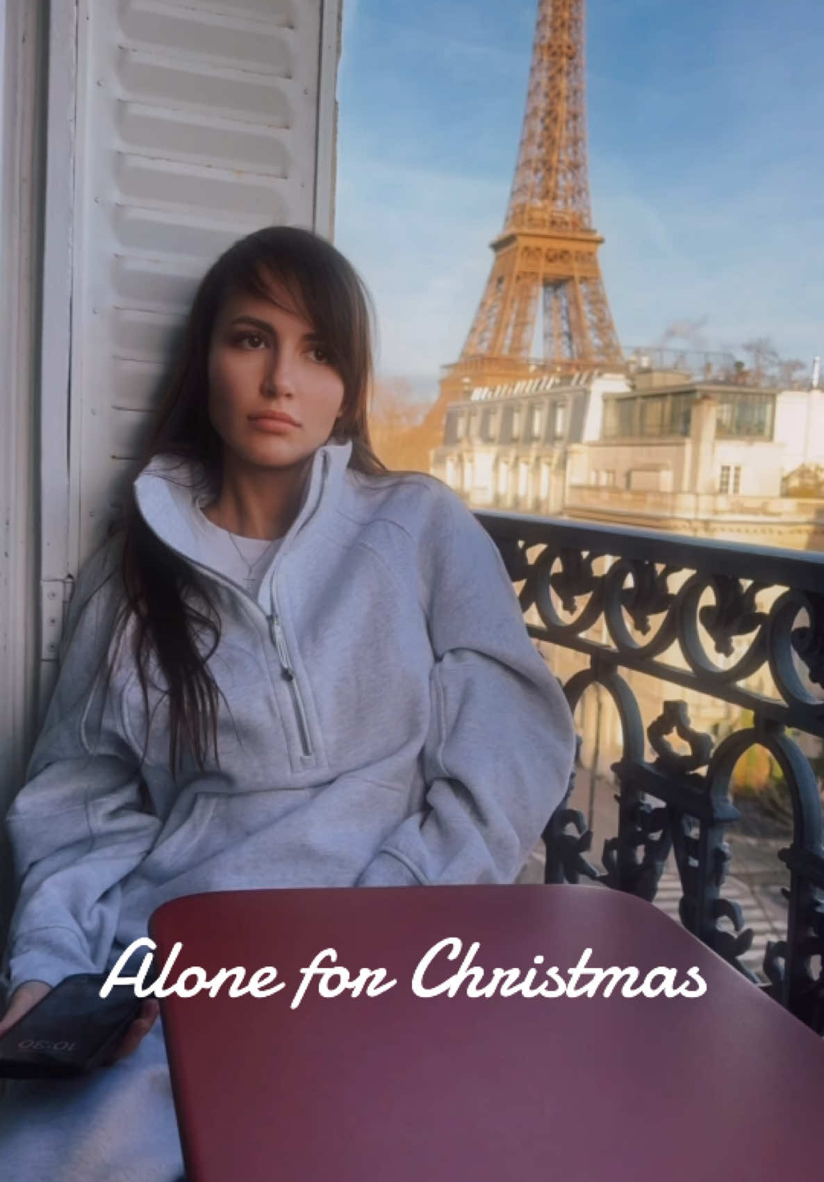 Who else spends Christmas alone? #fyp #paris #christmas #christmastiktok 