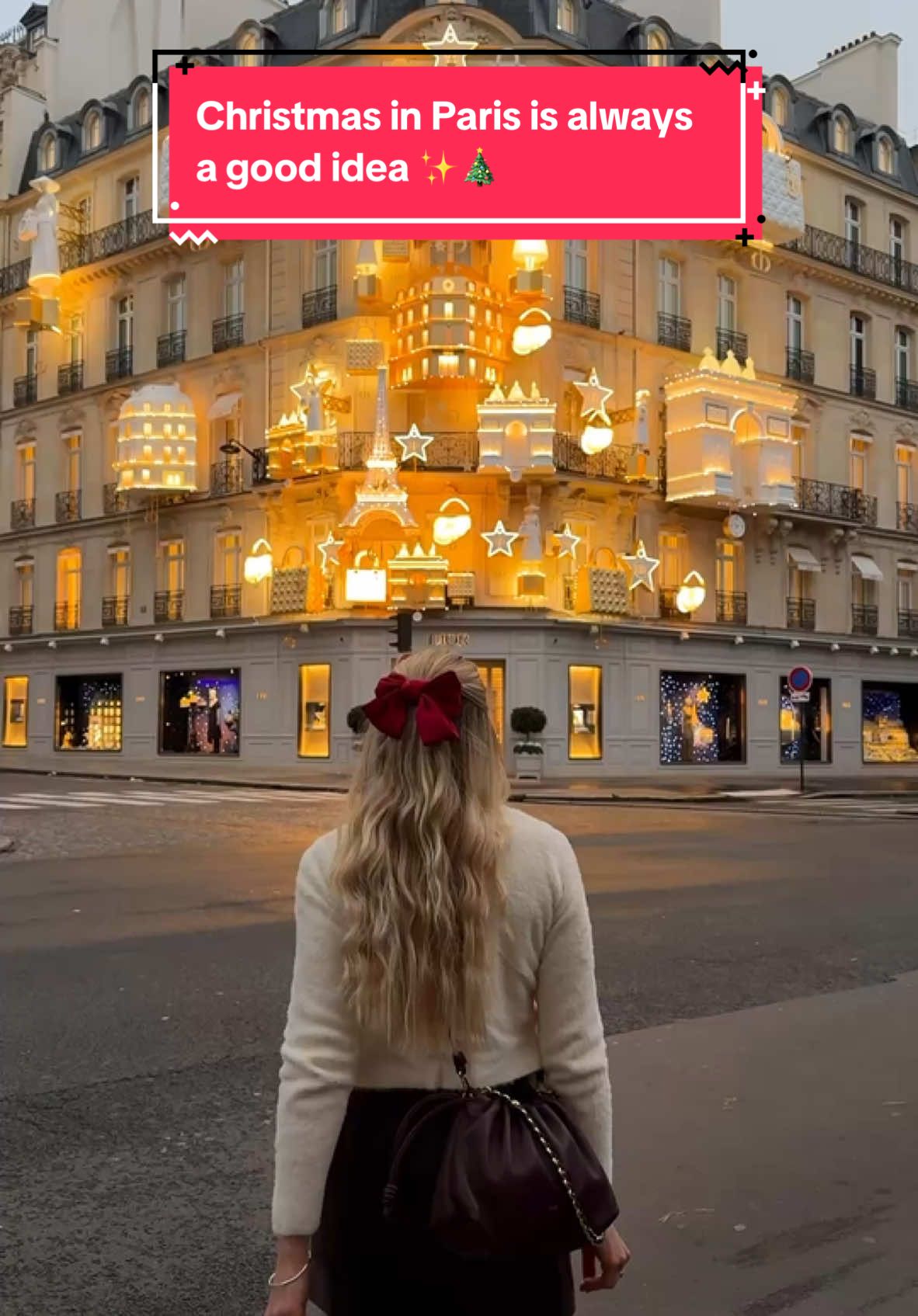 Who said Christmas in Paris is overrated?! Send this to someone who needs to hear that Christmas in Paris is always a good idea ✨🎄🤩!  📸 Are you looking for a photographer in Paris? Book a photoshoot with me! I know all the best spots 👌! Send me a DM for more info ☺️. #christmasinparis #parischristmas #parislife #paristravel #christmasvibes #parisbynight #paristrip #parisisalwaysagoodidea #christmas2024 #parisvibes 