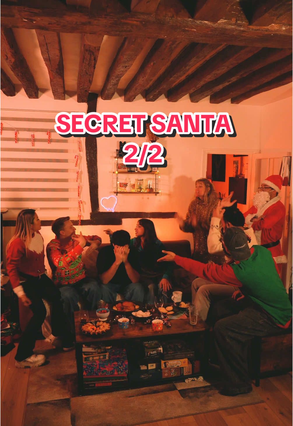 🎄SECRET SANTA 🎄2/2 Avec @Claudia Cochet @Guillaume 🦵👈 @Laurie 🦋 @Antton Racca @Bob_Dylem 🦎 @Louka @Tay Kruss ✨  Scénario & écriture : Claudia et Maddy Production : Claudia et Maddy  Cadre & light : 4kprod.4k  Son & mix : piereastro  Assistant real/script doctor : monsieur_phile  Post-prod : 4kprod.4k & Maddy #secretsanta #filmtok 