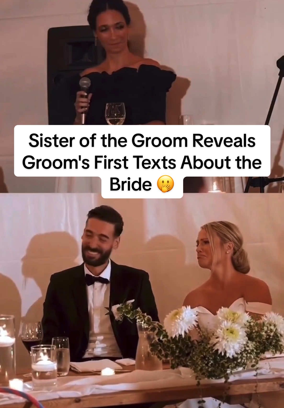 🎉 Top Video of 2024 🎉 Nothing beats a sibling who saves the receipts! 😂 Mark’s sister had everyone in tears reading his early texts about Sarah. 'Mark: Sarah’s the one.' Cue the waterworks! 🥺💕 🎥: @victorialeighfilms  Visit lovestoriestv.com or click the link in bio to see more emotional real wedding videos. #weddingspeech #weddingtok #emotionalspeech #weddinginspo 