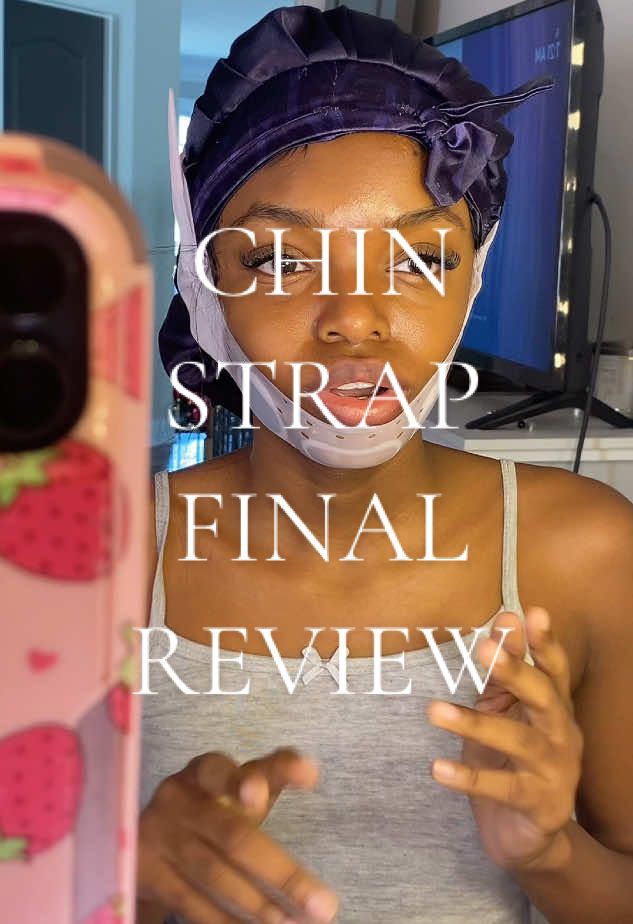 Chin strap review.. final review. #foryoupage #chelseasvanity #chinstrap #viralchinstrapreview #viralsikincare 