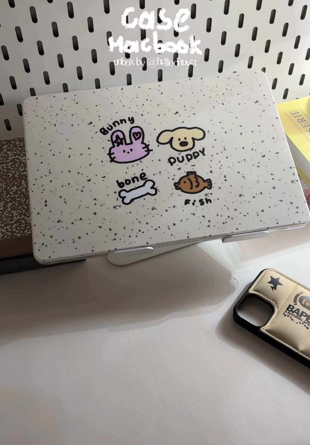 so cute🤩✨✨#casemacbook#cute#hellodituyet #diyereview #xh #xhtiktok #unbox #unboxing 