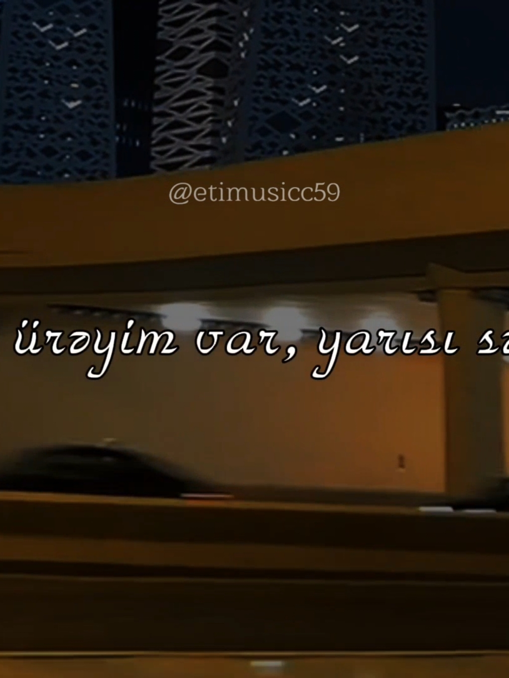 Bir ürəyim var, yarısı səndə #talibtale #pətək #etimusicc59 