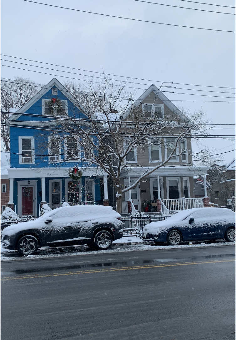 White Christmas 🎅 Snow in New York  , Snowfall ❄️☃️ #NYCPhotography #christmas #Nyc #snow #holiday #holiday #snowfall 