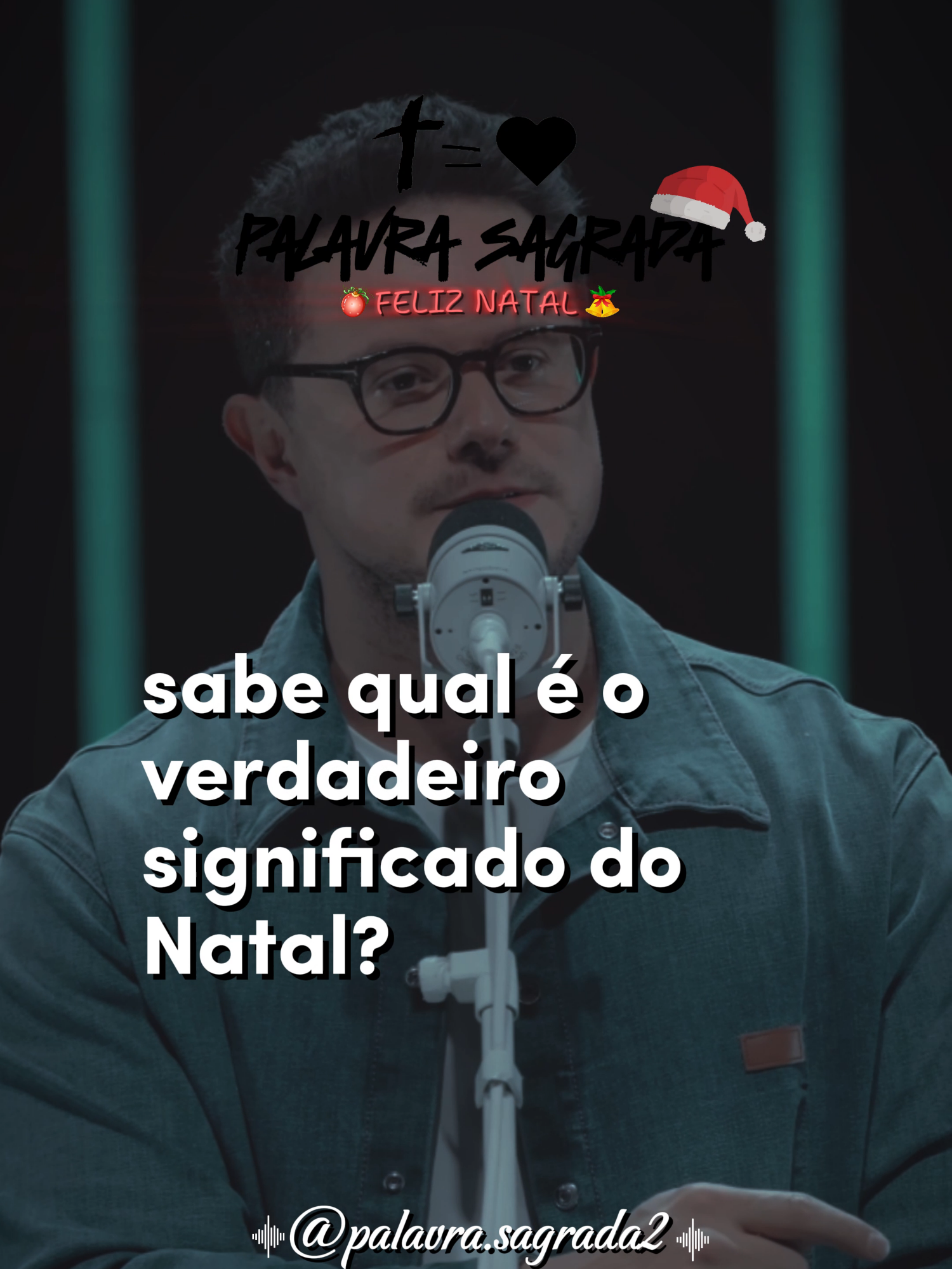 O verdadeiro significado do Natal 🎄✝️ - #deiveleonardo #mensagemdodia #mensagemdedeus #reflexão