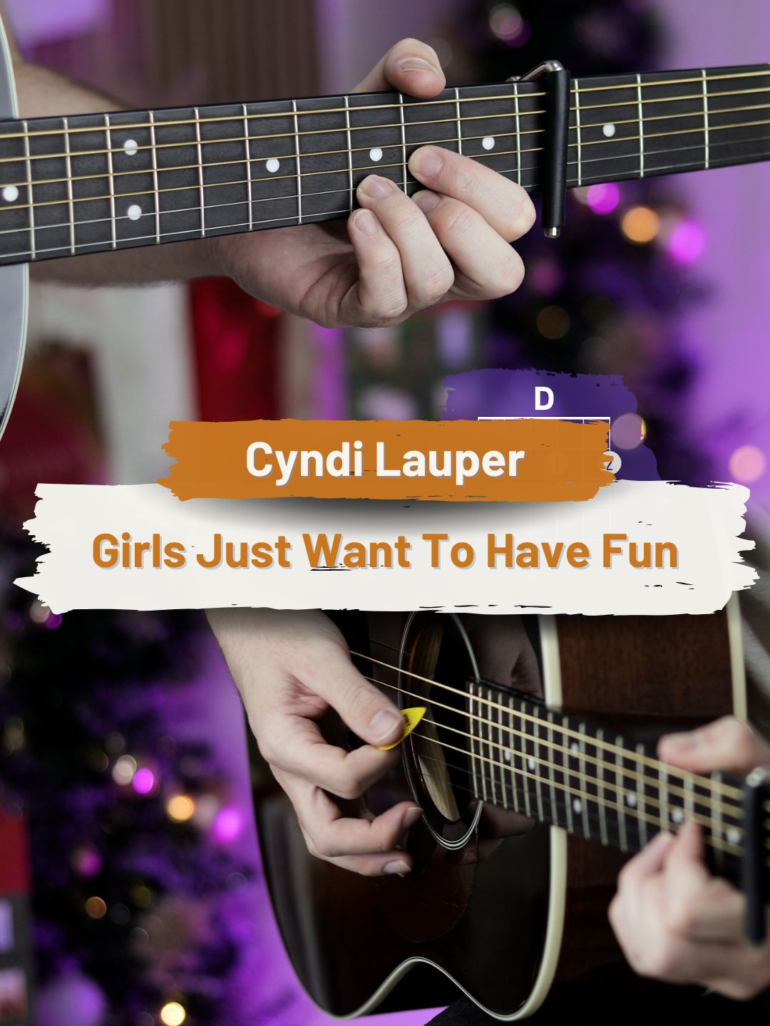 Girls Just Want To Have Fun - Cyndi Lauper | Chords #guitar #guitarra #violao