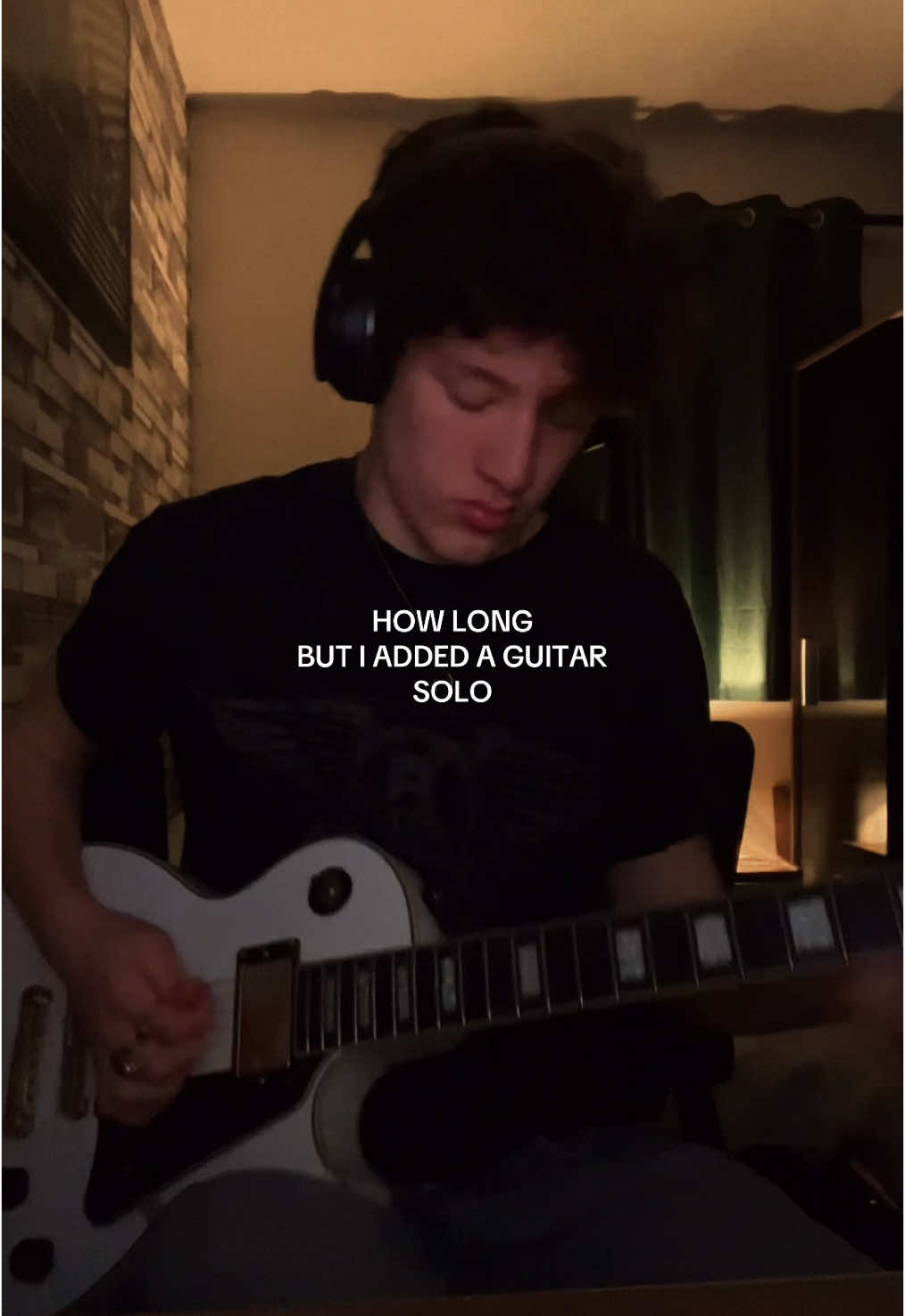 My head bops a bit too hard to Charlie Puth songs #guitartok #charlieputh #fyp #howlong #guitarsolo #electricguitar #voicenotes #attention @Charlie Puth 