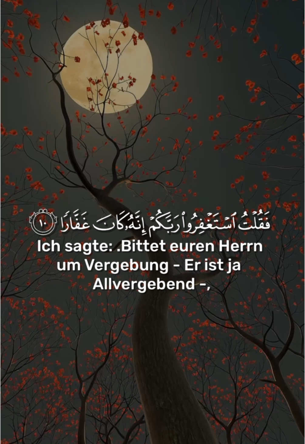 Surah Nuh [71:10-16] #Islam #islamic #Islamdeutsch #Quran #Qurandeutsch #quranverse #quranrecitation #recitation 