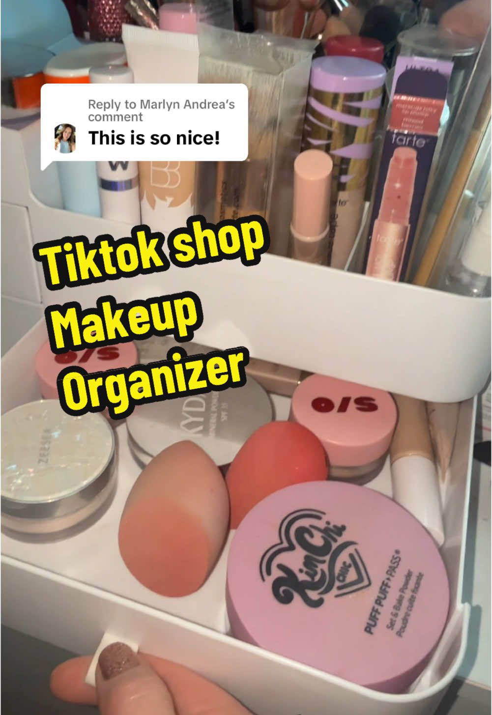 Replying to @Marlyn Andrea  I am in love with this makeup organizer! If it’s all of my things so nicely, everything is at my fingertips waiting for me to use it! Get this get organized for 2025 by it now in the orange shopping cart ! #organizer #skincare #skincareorganizer #makeuporganizer #makeuporganization #skincareproducts #newyear #newyearorganization #elf #tarte #lume #parishilton #parishiltonperfume #tiktokshopfinds #tiktokshopmademebuyit #kimkardashian #fyp #ConSantanderConecto @Paris Hilton Fragrances @tarte cosmetics @Lume Deodorant @KKW BEAUTY 