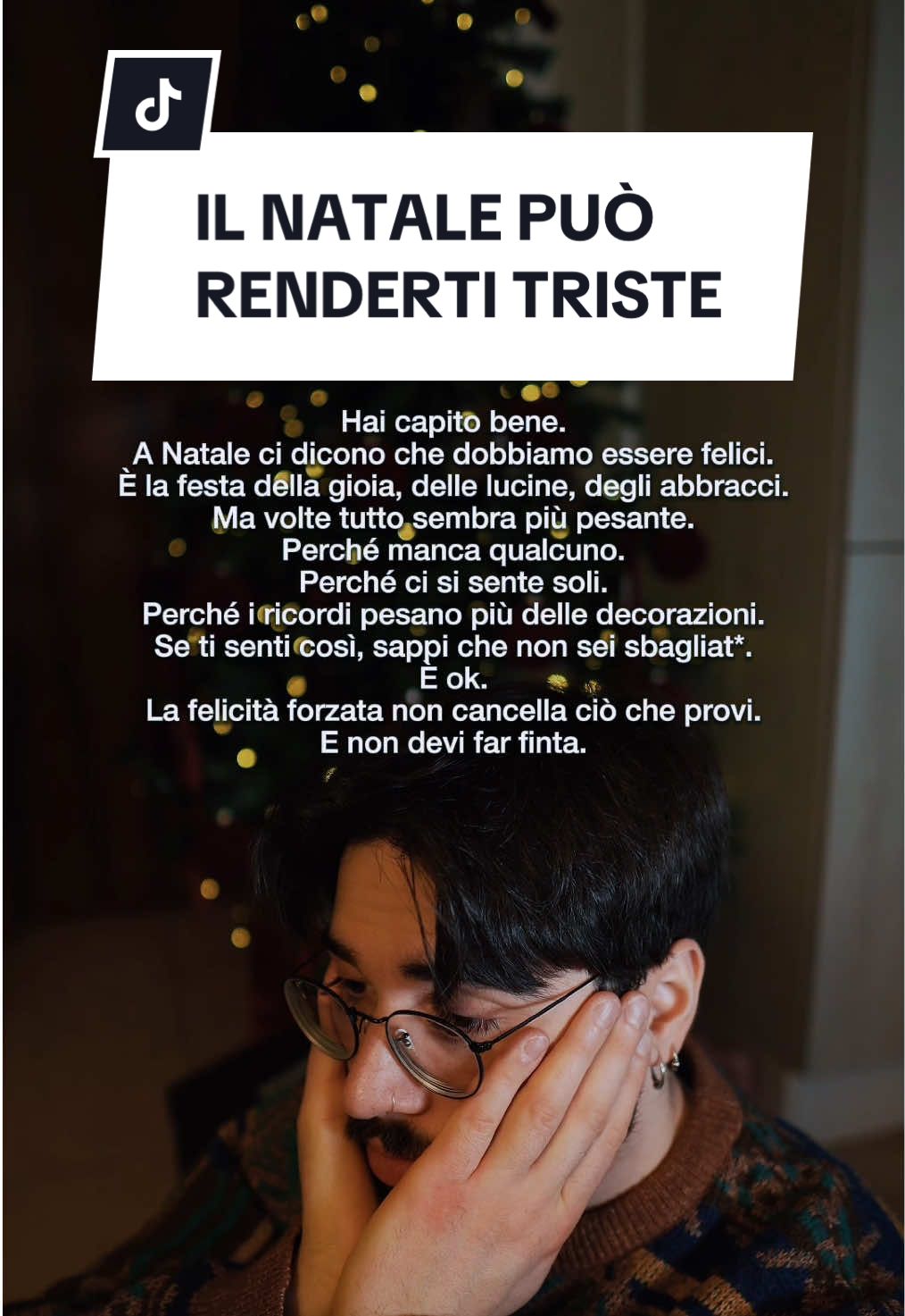 Il Natale può renderti triste.