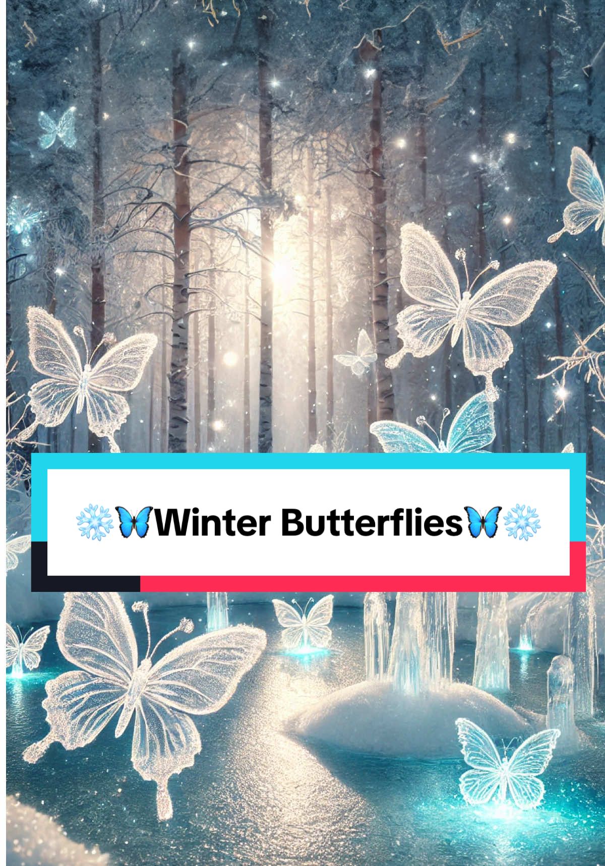 ❄️🦋In the heart of a snowy forest, glowing neon butterflies create a whimsical pathway leading to a magnificent Christmas tree, twinkling with vibrant lights. As the night deepens, the magical glow of these butterflies guides the way, illuminating the snowy trail and filling the air with enchantment.✨  #ChristmasMagic #WinterWonderland #NeonButterflies #ChristmasTree #SnowyForest #MagicalChristmas #WinterVibes #HolidaySeason #WinterPathway #MagicalJourney #fairytale #christmas #ChristmasJoy #MerryAndBright #FestiveSeason #WinterMagic #CozyChristmas #SnowyNights #HolidayCheer #ChristmasCountdown #XmasVibes #Magical #holidays  #livewallpapers #emilylands #emilysland #emilys_lands #creatorsearchinsights #wallpaper#livewallpaper#4kwallpaper #hdwallpapers #fyp#public #screen