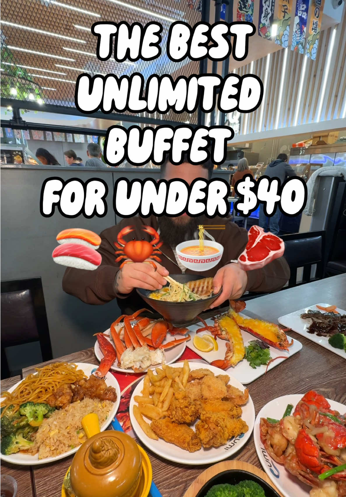 THE BEST UNLIMITED BUFFET FOR UNDER $40 SOUTH JERSEY. 🥩🦀🍜🌮 This New Unlimited Buffet in 📍 Deptford, NJ is serving Unlimited Hot Pot 🍲 , Unlimited Sushi 🍣 , Unlimited seafood 🍤 deserts and more for under $40 a person. You have to check this out. 📍 @umideptford 🍤 ————————————————— Follow @darthefoodguru for more Food 🥘, Family ❤️, And fun experiences 🎢  #Darthefoodguru #Foodie #foodblogger #Southjersey #foodblog #cheatmeal #buffet #seafood #sushi #hotpot #food #instagood #reels #foodlovers #tiktokfoodie #jerseyfood #dinner #blogger #yummy #entertainment #viral #foodblogger #foodies #family #explore #foodcritic #foodreview