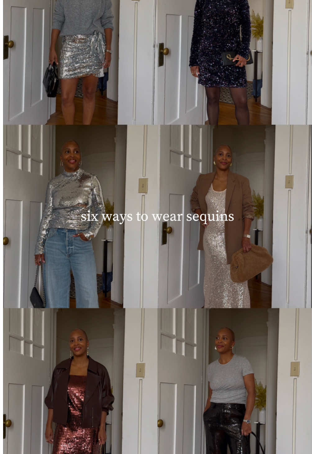 always love a sequin ✨✨ #holidaystyle #blackwomenstyle #fashiontiktok #styleover40 
