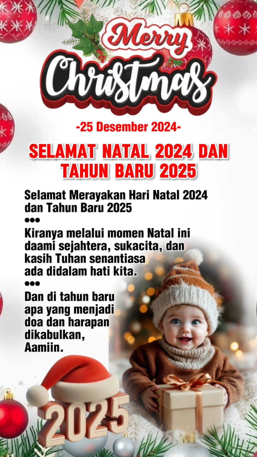 #CapCut #selamatnatal2024 #storywa #merrychristmas #natal2024 #statusmu #ccttpost #daricapcutketiktok #25desember2024 #ekspresikan2024 #fyp #fypシ゚viral 