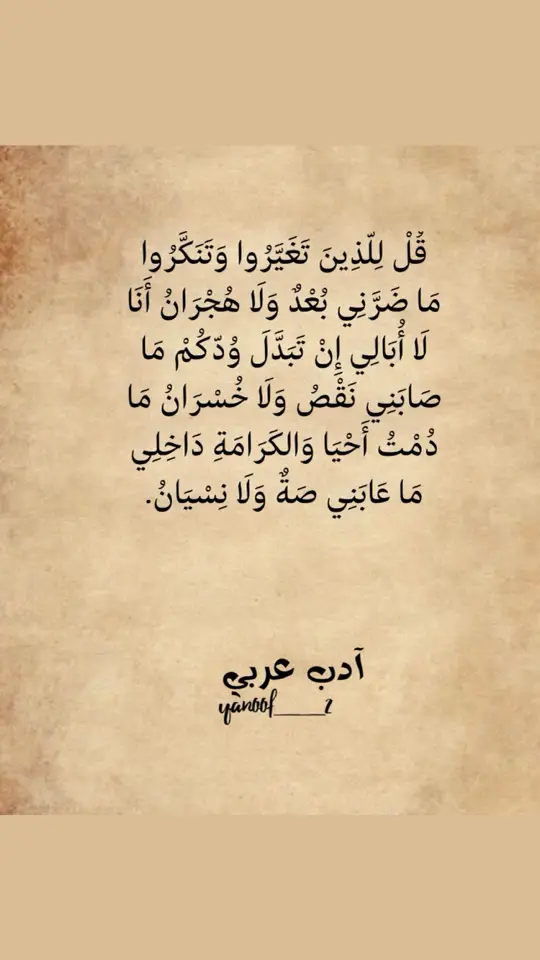 #أبيات_من_الشعر #أدب_عربي #تيك_توك 