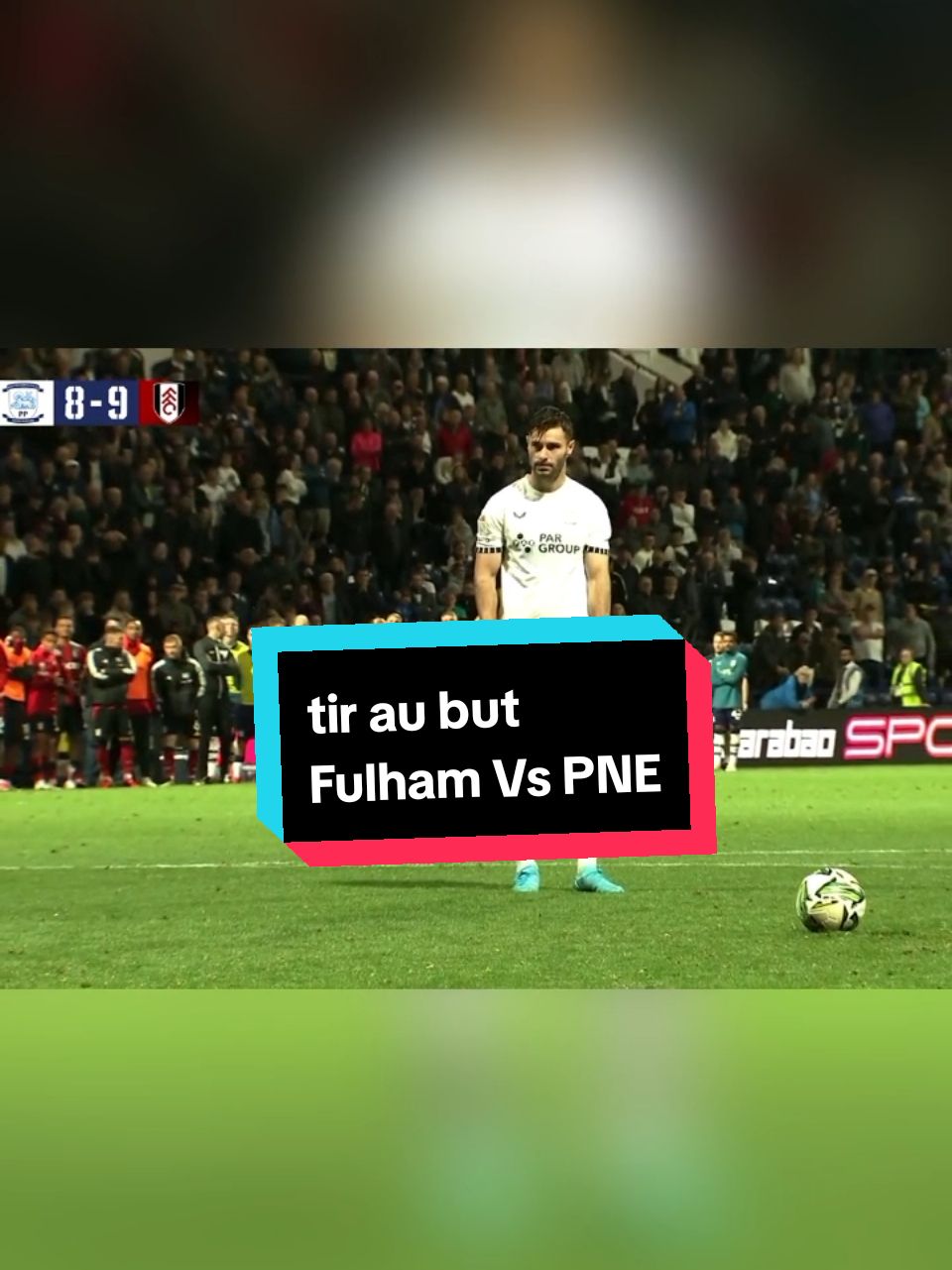 BBC COMPTE ⚽🏆✔️  long tir au but entre Fulham et PNE  #sport #foot #angleterre #🔥🔥🔥 #footballtiktok #virale 