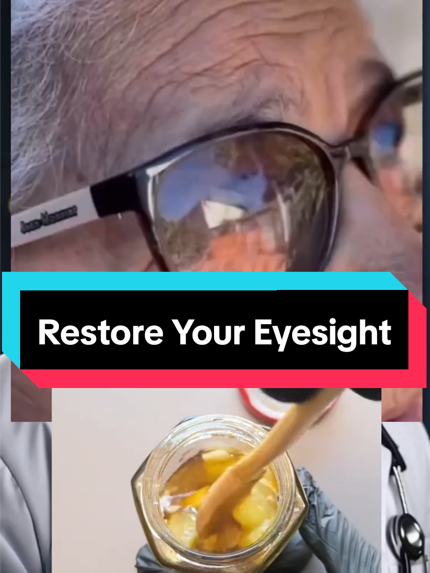 Say goodbye to blurry vision and restore your eyesight with this powerful natural recipe. #eyestrain #eye #sight #vision #eyehealth #eyesight  Just one spoonful every morning will help keep your eyes healthy naturally. #recipes #Recipe #remedy #naturalremedies #naturalrecipe 