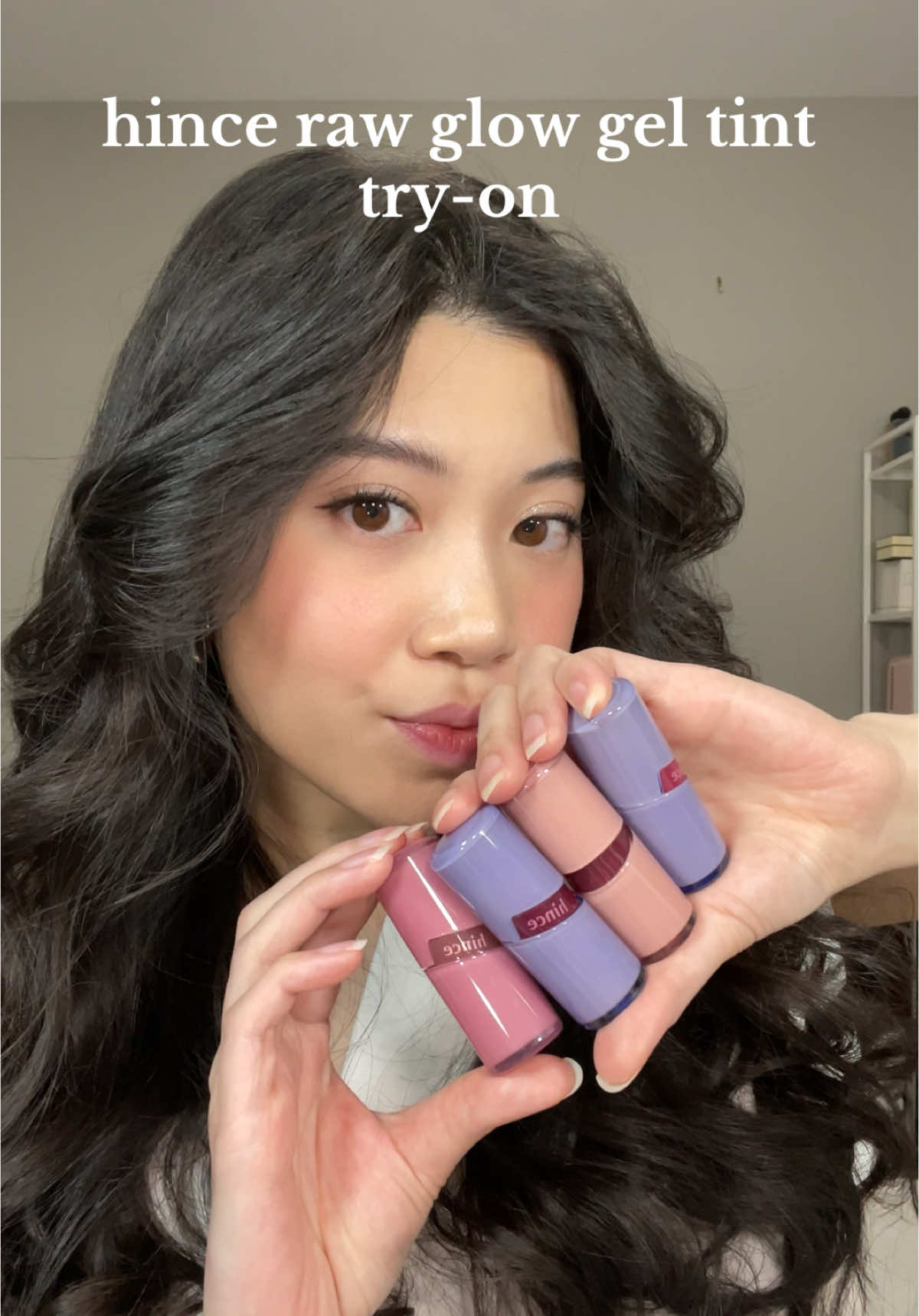 trying on some of my favorite korean lip tints from hince! the raw glow gel lip tints are my new go-to, esp raw lilac 😍  shades: • 07 chill • 09 raw lilac • 10 raw cherry • 14 raw coco @힌스 hince_official #hince #hincemakeup #hincerawglowgeltint #kbeauty #kbeautymakeup #koreanliptint #koreanmakeup 