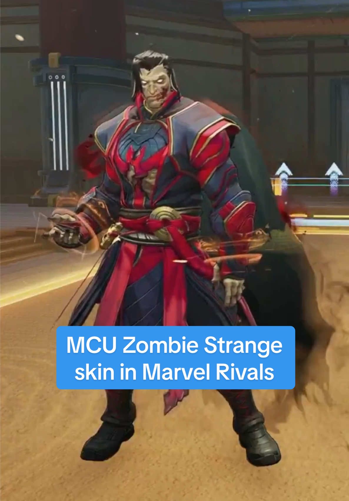 The MCU Zombie Strange skin for Marvel Rivals has leaked online. 🎥: X / Hatsune_Leaku #marvelrivals #marvel #disney #doctorstrange #gaming 