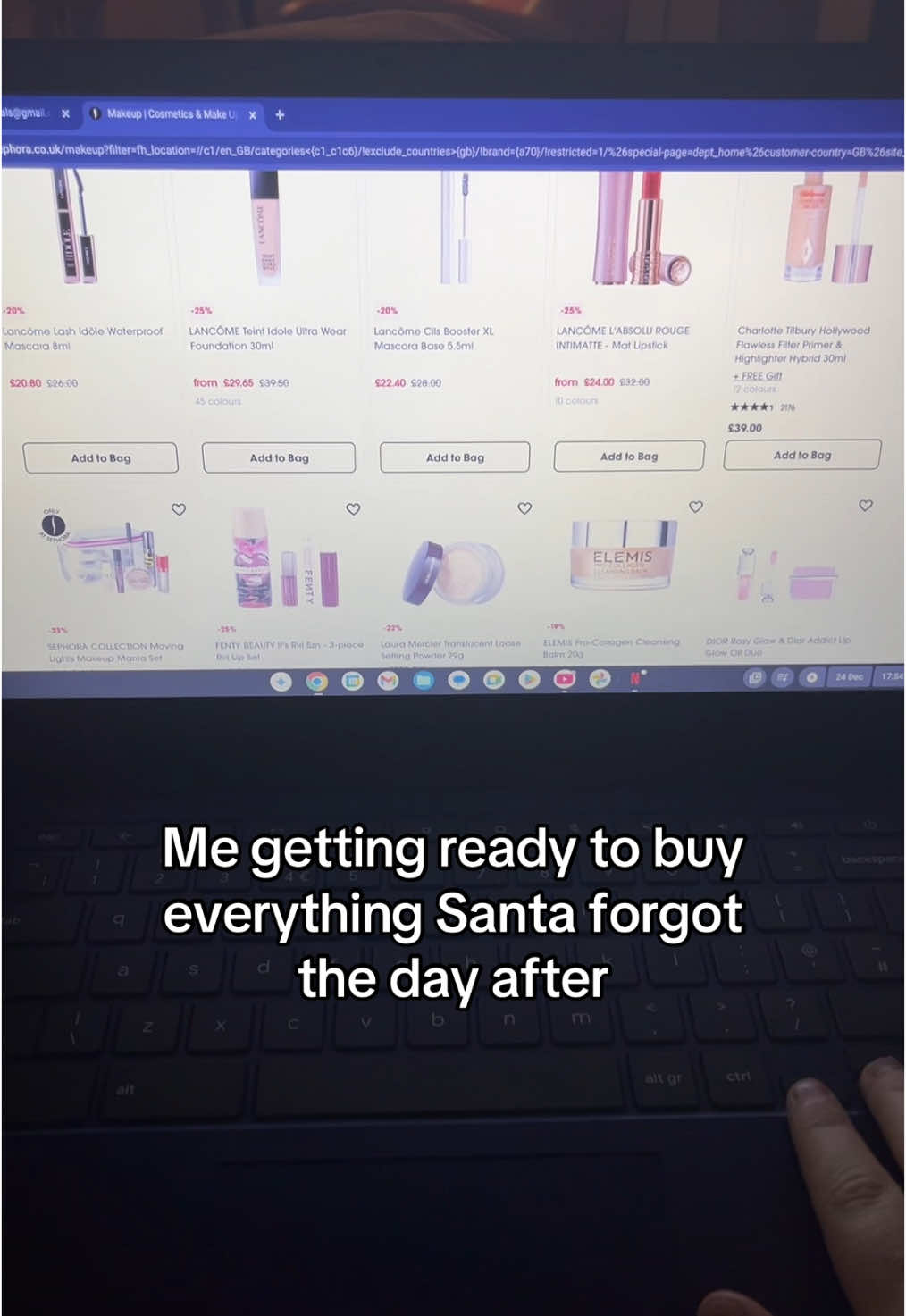 Ready for the boxing day sales #ukcontentcreator #ukmicroinfluencer #makeup #sephora #christmas 