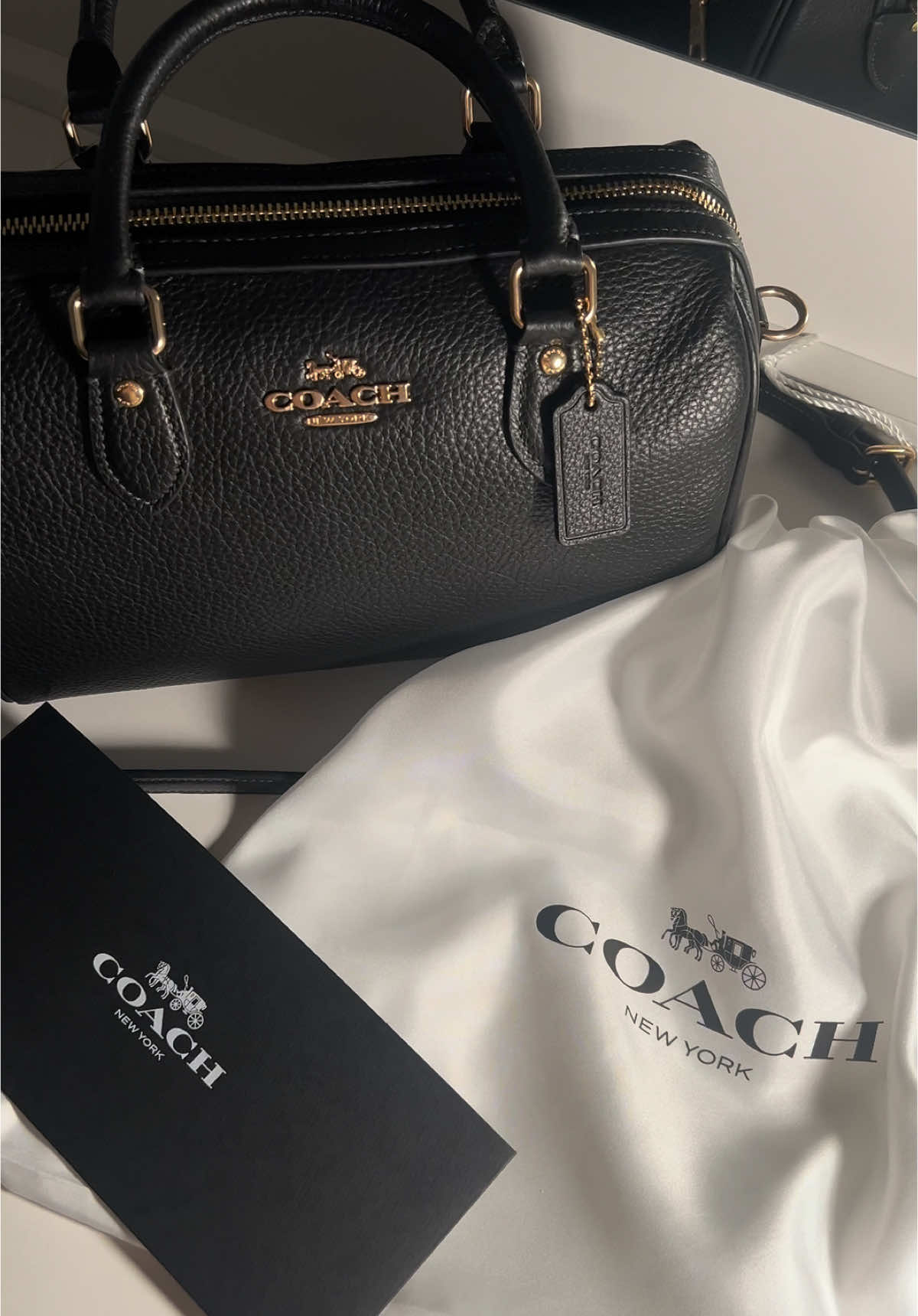 my new go to #coachrowansatchel #coach #coachnewyork #coachbag #chicessentials #fashion #foryoupage #fypviral 