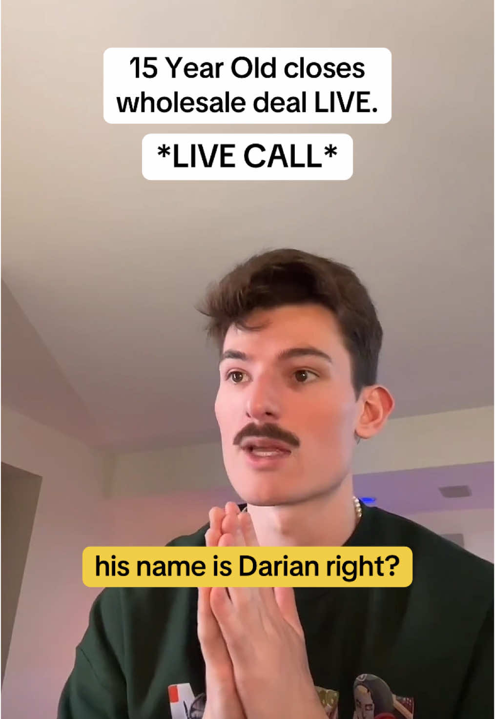 15 Year Old makes a live offer, and the offer goes through! Then… I immediately call my end buyer and he says he’ll do the deal! HE’S FIFTEEN DOING THIS! - - - - - - - - - #realestate #wholesalehouses #viralbusiness #realestateinvesting #money #realtor #sales #howtomakemoneyonline #sidehustle #rentalproperty #entrepreneur #firsttimehomebuyer