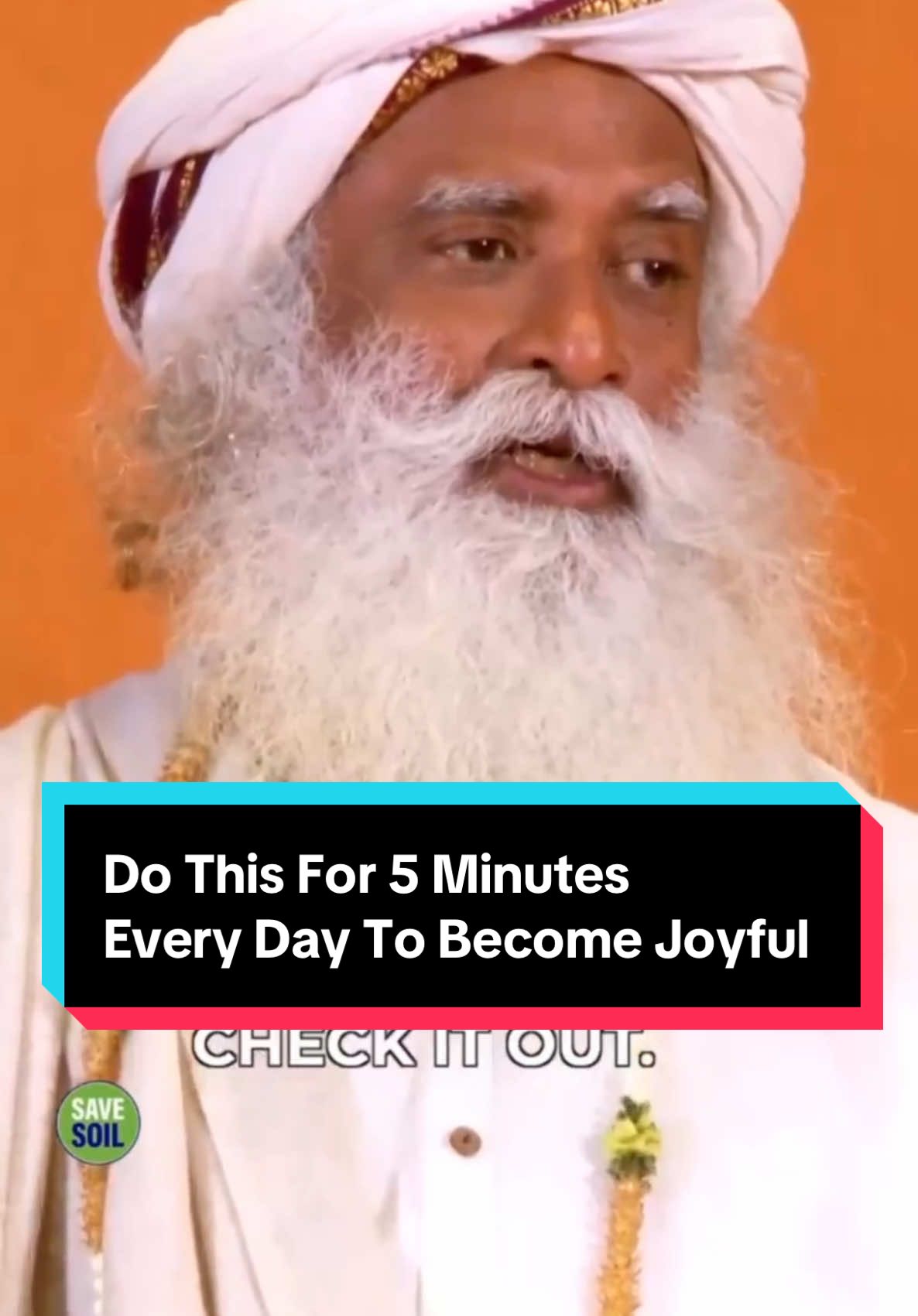 Do This For 5 Minutes Every Day To Become Joyful  #happines #joy #sadhguru #wisdom 