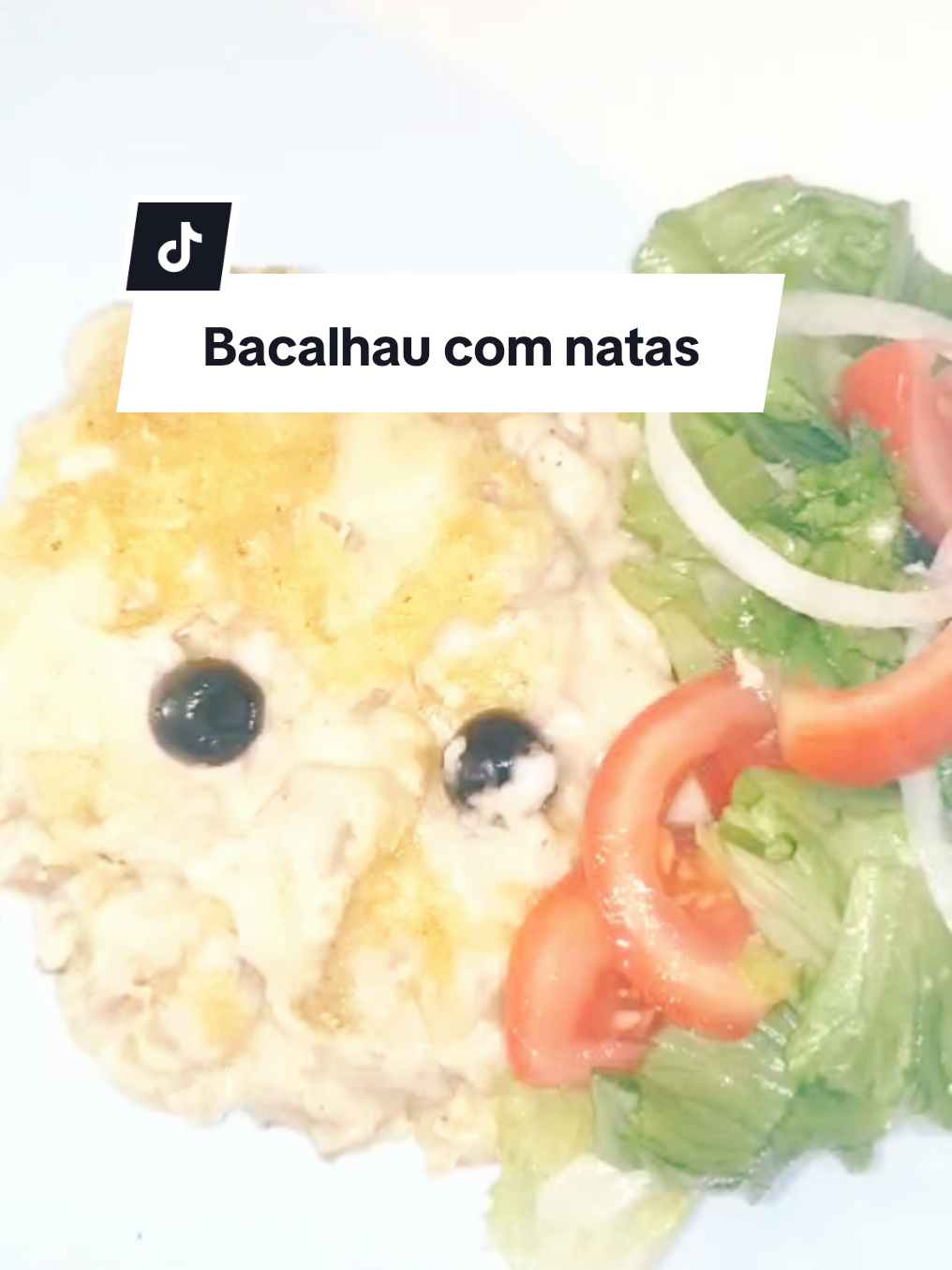 bacalhau com natas #receita #parati 