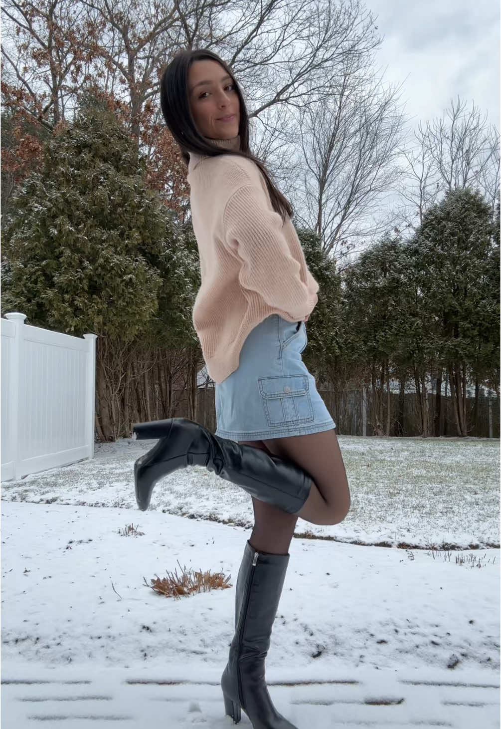 Work christmas party/ Christmas eve fit!! ☃️❤️‍🩹💗 #fyp #foryoupage #foryou #xmasparty #workparty #fitcheck #skirt #boots #outfit #OOTD #xmaseve #xmasootd #outfit #winterfit 