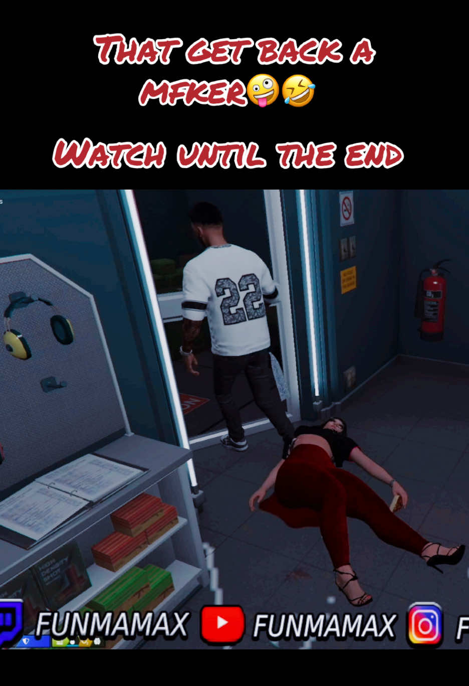 I went back to work to check the camera footage, and then got my get back 😎🤣 #girlgamer #gta5clips #getback #crashout #thatgetbackamf #grizzleyworldwl #grizzleyworldrp #toxic 