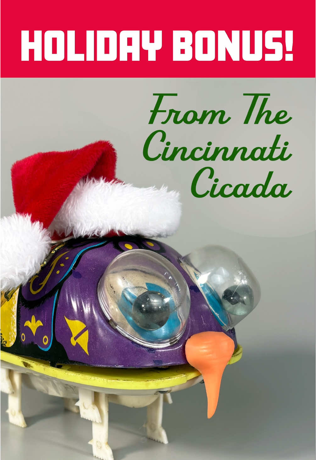 HOLIDAY BONUS! From the #cincinnati #cicada