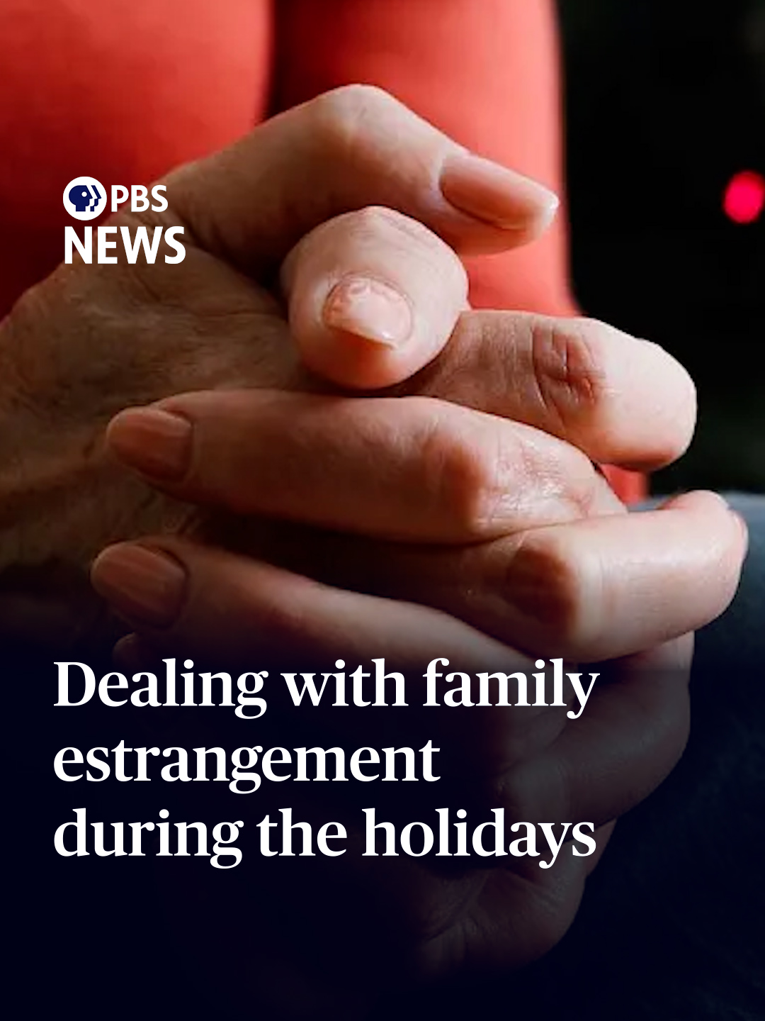 A therapist’s advice for dealing with family estrangement during the holidays The picture-perfect image of happy families at holiday gatherings isn’t reality for everyone. According to a Harris poll conducted in November, about 18 percent of those surveyed said they had only limited interactions with their immediate family. Some PBS News viewers share their stories of alienation from family, and John Yang speaks with family therapist Whitney Goodman for advice. #familyestrangement #family #holidays #holidaysfamily #pbsnews #newshour #pbsnewshour #holidaygatherings #whitneygoodman #johnyang