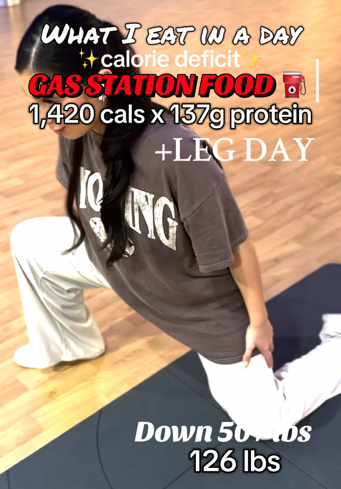 ✨What I eat in a day✨ on a calorie deficit⛽️GAS STATION FOOD ONLY⛽️ 1,420 calories with 137g protein 😊 sometimes we don’t have time to stop by a food place for lunch ⏰ I used to work at a warehouse and would only be limited to eating at a gas station so thought my warehouse baddies could relate 🤗 My typical breakfast used to be a cherry cheese danish with a coffee and some MnMs. lol. ❗️PLEASEEE lmk what other challenges or food ideas you want to see next❗️This one was fun 🤩 Let’s reach our goals 🩷#weightloss #fitnessjourney #whatieatinaday #healthy #lowcalorie #caloriedeficit #weightlosstransformation #weightlossmotivation #motivation #fitnessmotivation #discipline #workout #gymmotivation #highprotein #healthyhabits #mindset #loveyourself #diet 