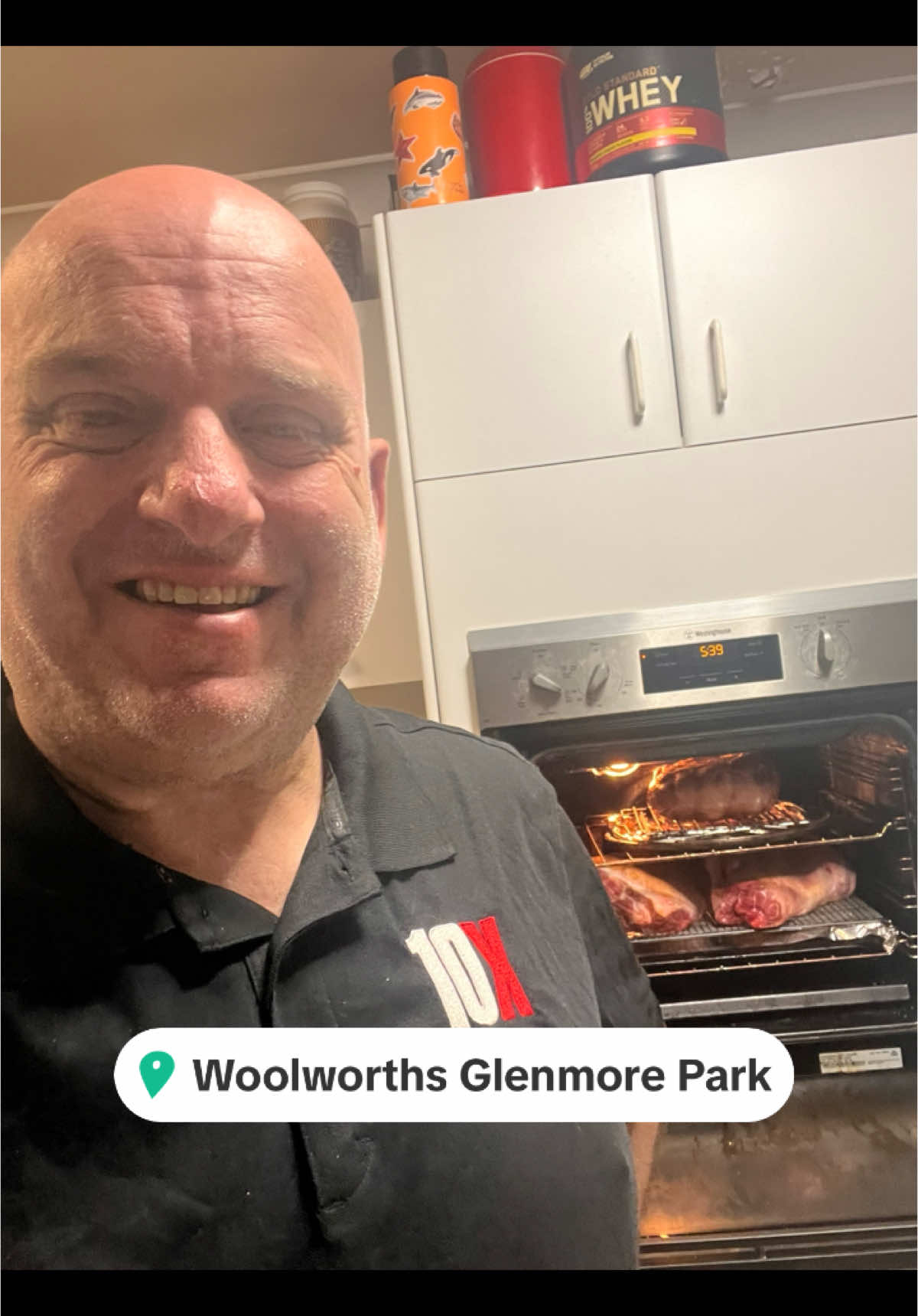 The oven rack roasting Starts now #LowAndSlow  6am to 12pm 1x Roast Pork and 2 x Legs of Lamb Thank you Woolworths Glenmore Park #WoolworthsGlenmorePark  #Woolworths my quality meat supplier for the 2024 / 2025 festive season @Woolworths_au #CheapEats #EatAtHome #LowAndSlow