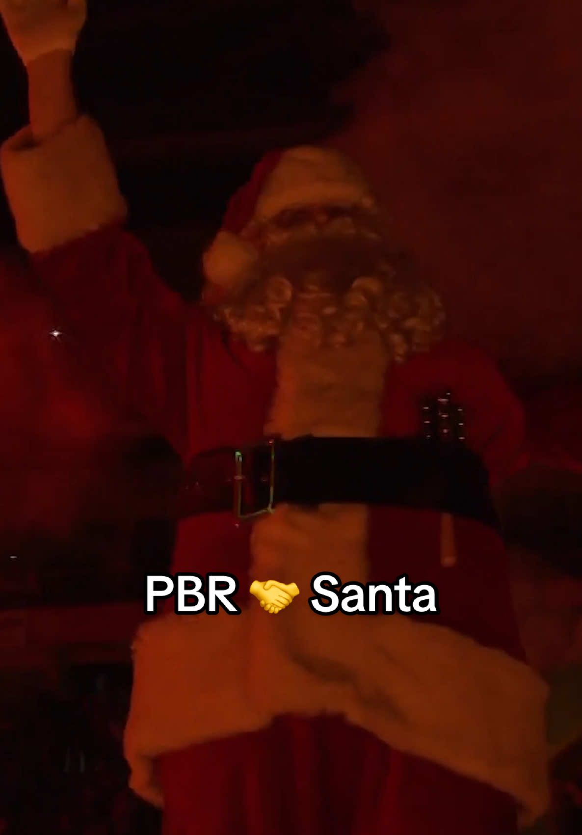 How PBR decks the halls 🎅 #pbr #utb #bullriding #christmas #santa #grinch #manchester