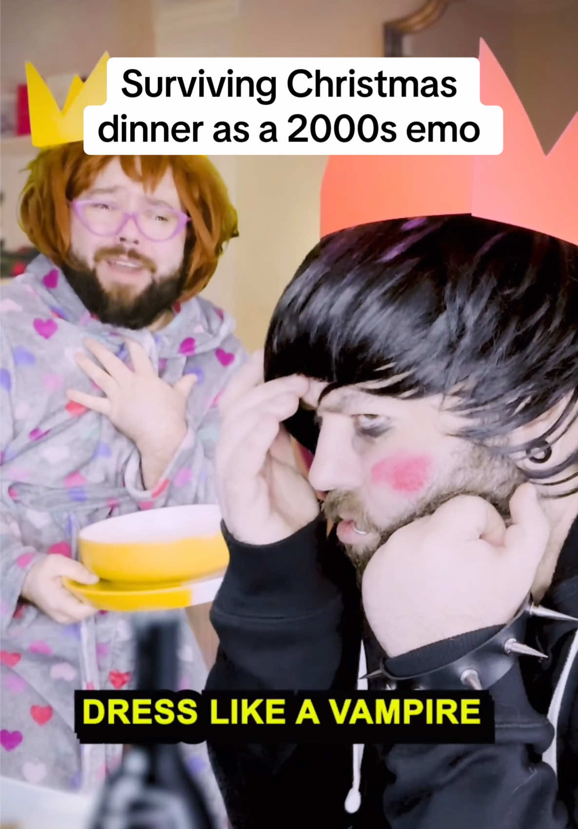 how 2 survive st00pid christmas dinner xoxo #emo #millenials #y2k #2000s #comedy #family #christmas #dinner #xmas #fyp