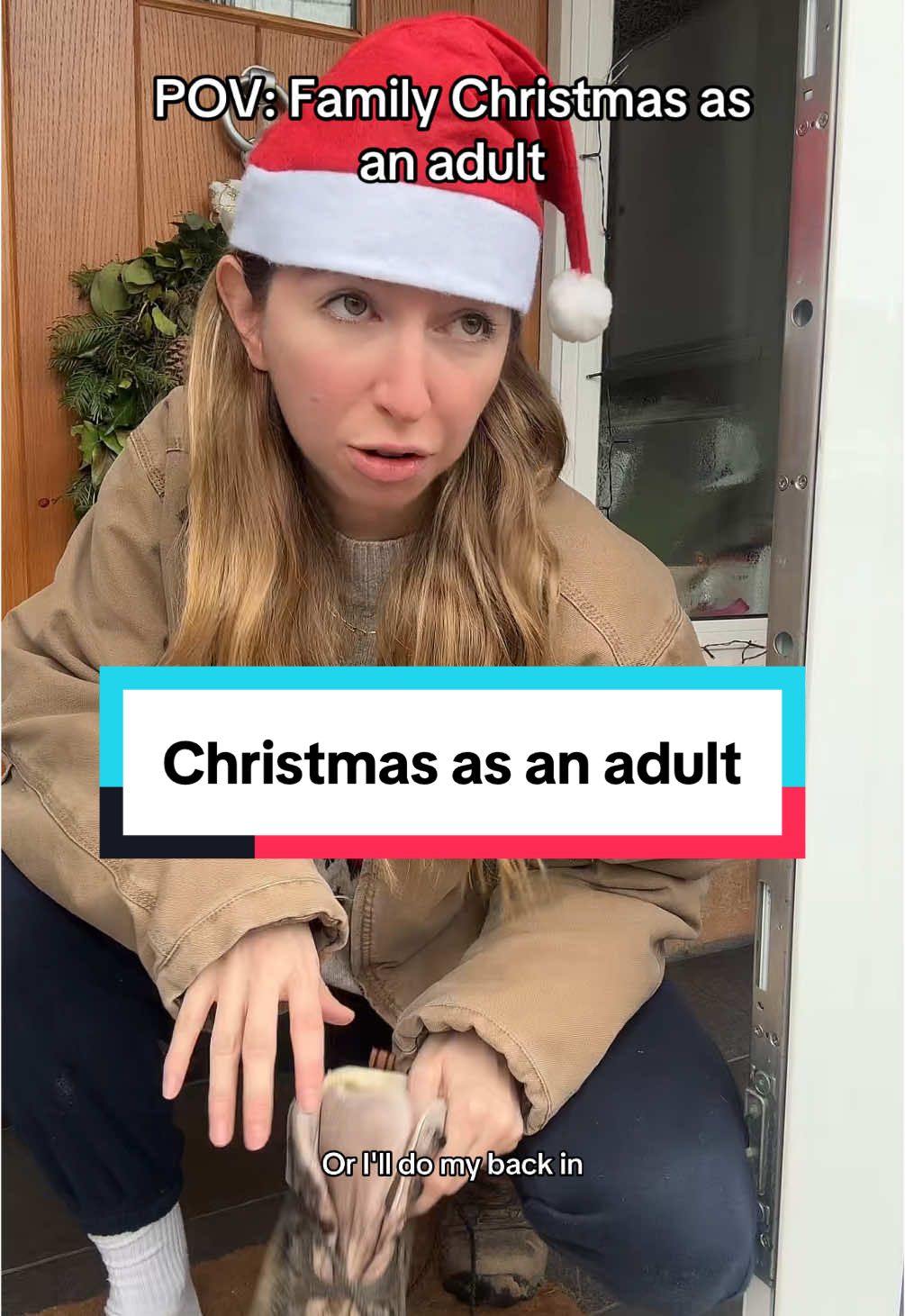 I’m exhausted making this video #christmas #family #pov #ageing #thirties #parents 