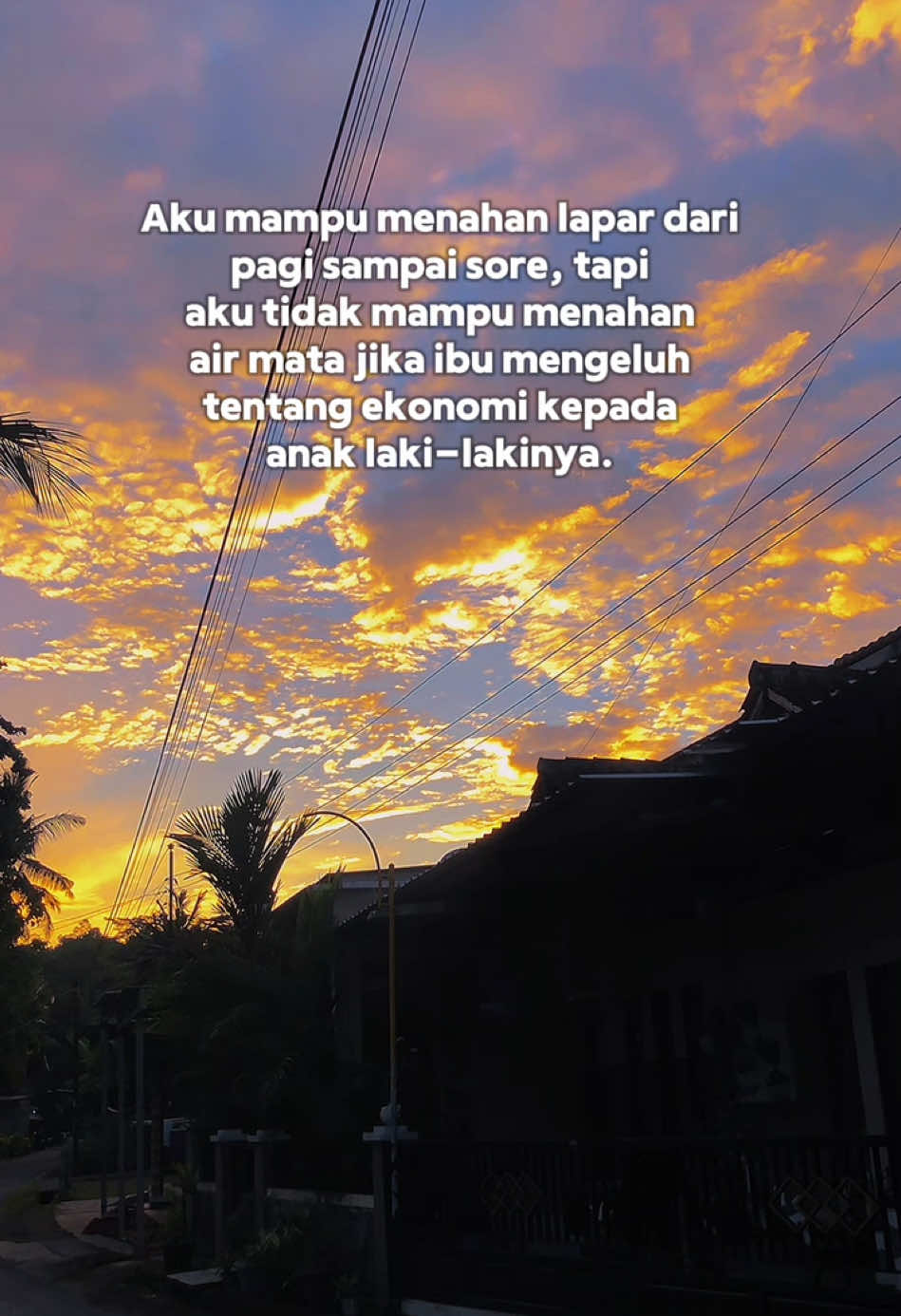 Aku mampu menahan lapar dari pagi sampe sore , tapi .. #katakata #kehidupan #status #story #bahansw #kebumen99story #statusvideo #statuswhatsapp #storytime #storywa #quotes #aesthetic #fouryou #fyp 